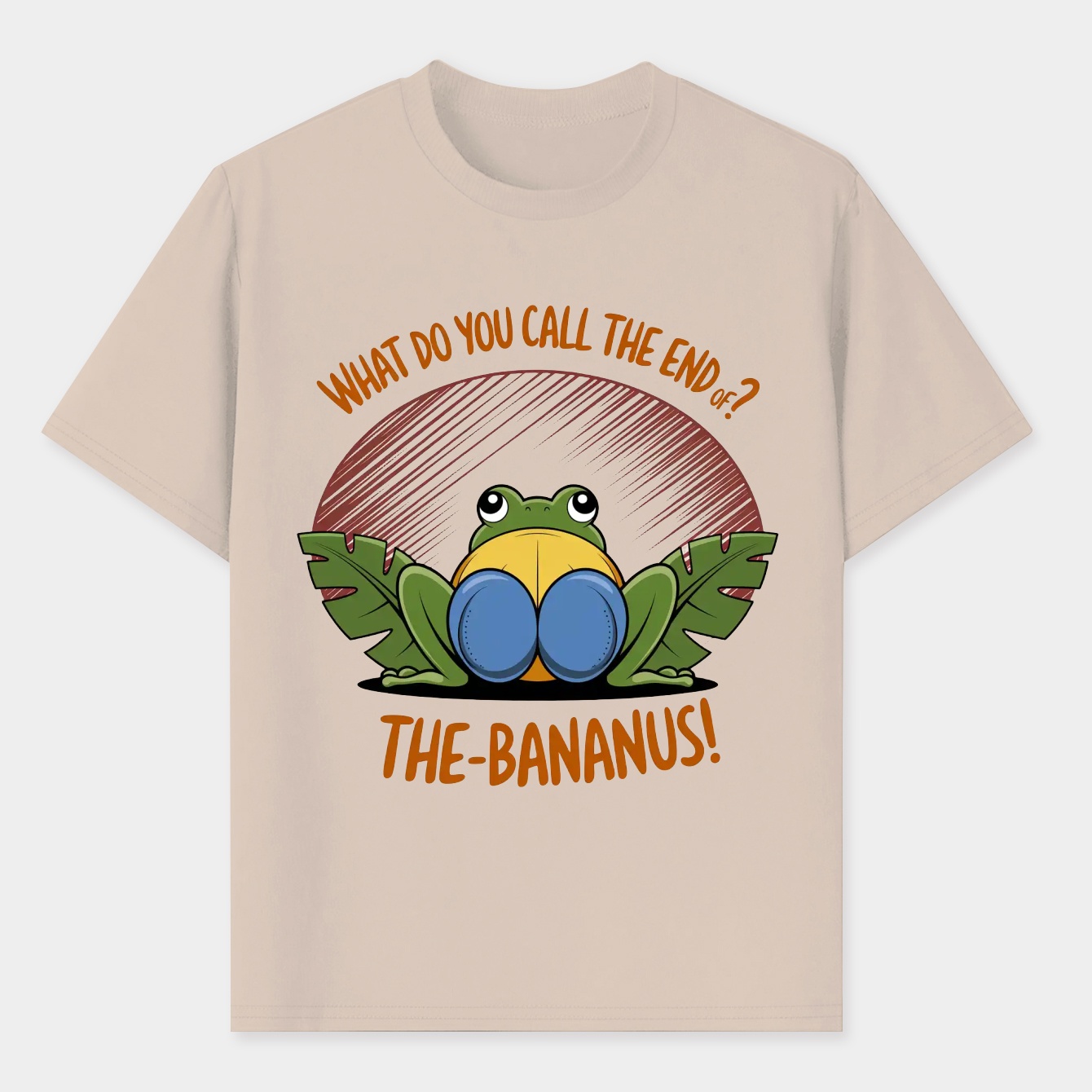 Frog Butt Bananus Men's T-Shirt