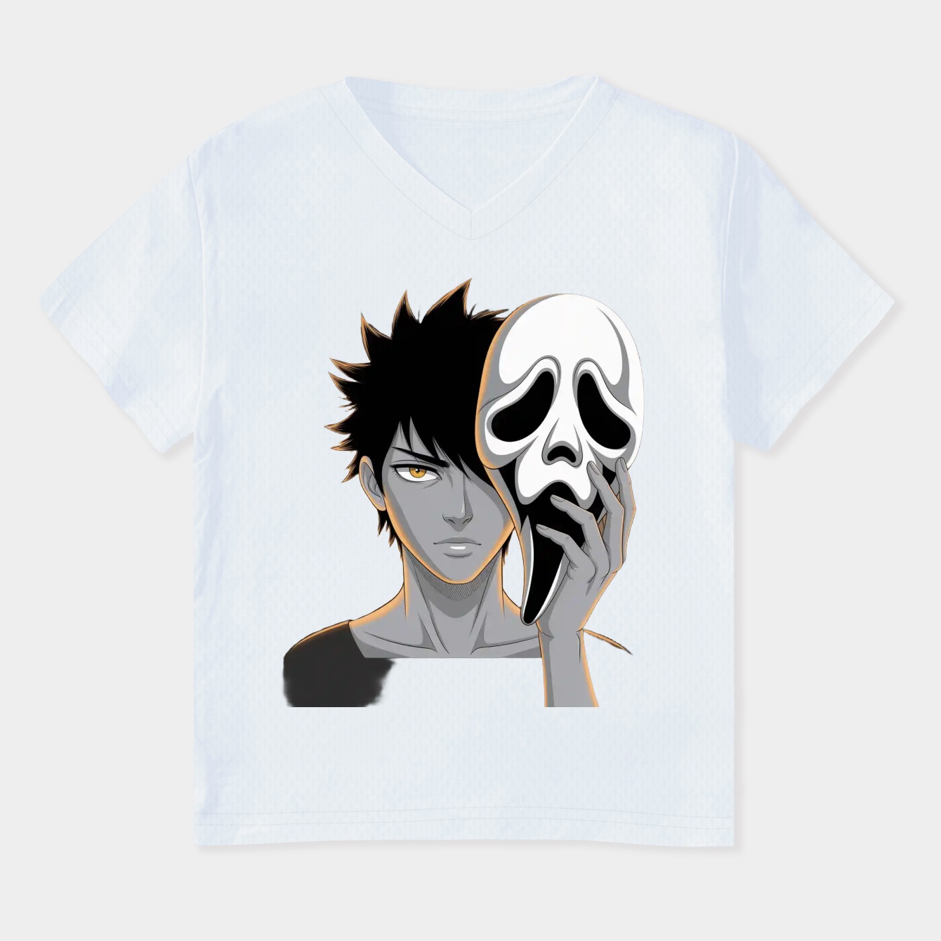 Ghost Face Vanitas Women's Plus Size V-Neck T-Shirt