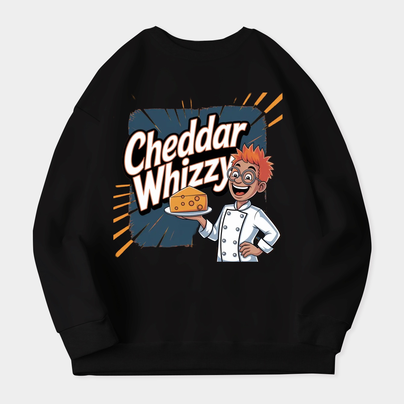 Cheddar Whizzy Women's Crewneck Sweatshirt