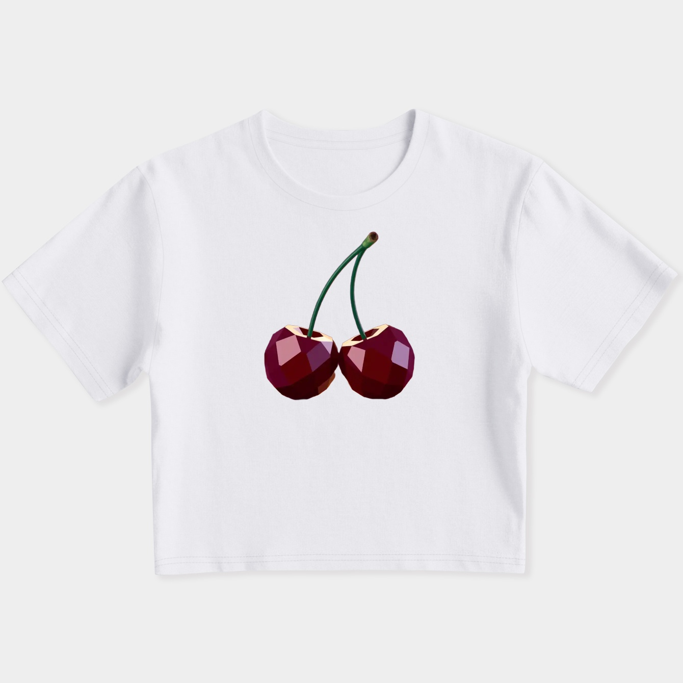 Ruby the Cherry Women's Slim Fit Baby Tee