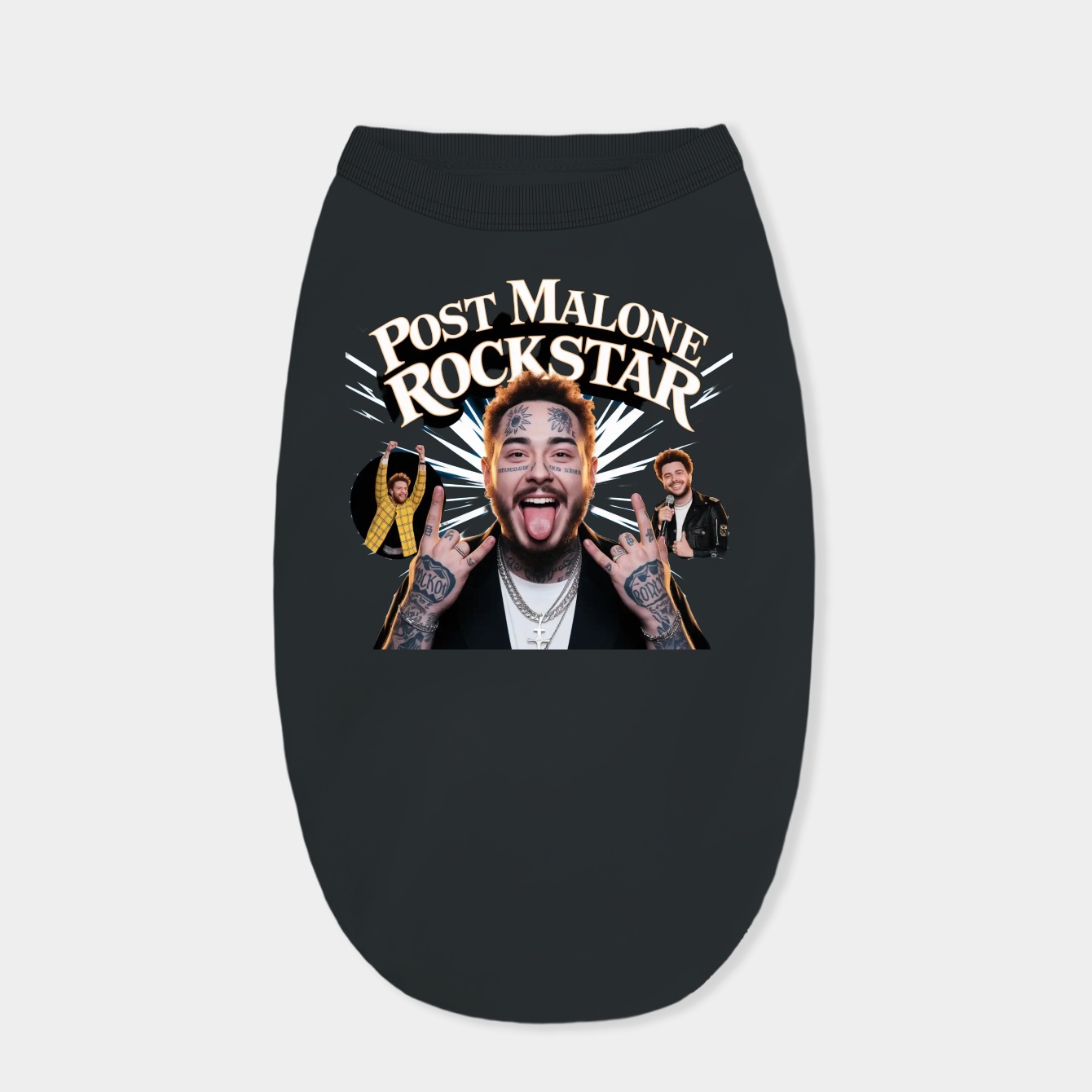 Post Malone Rockstar Dog Shirt