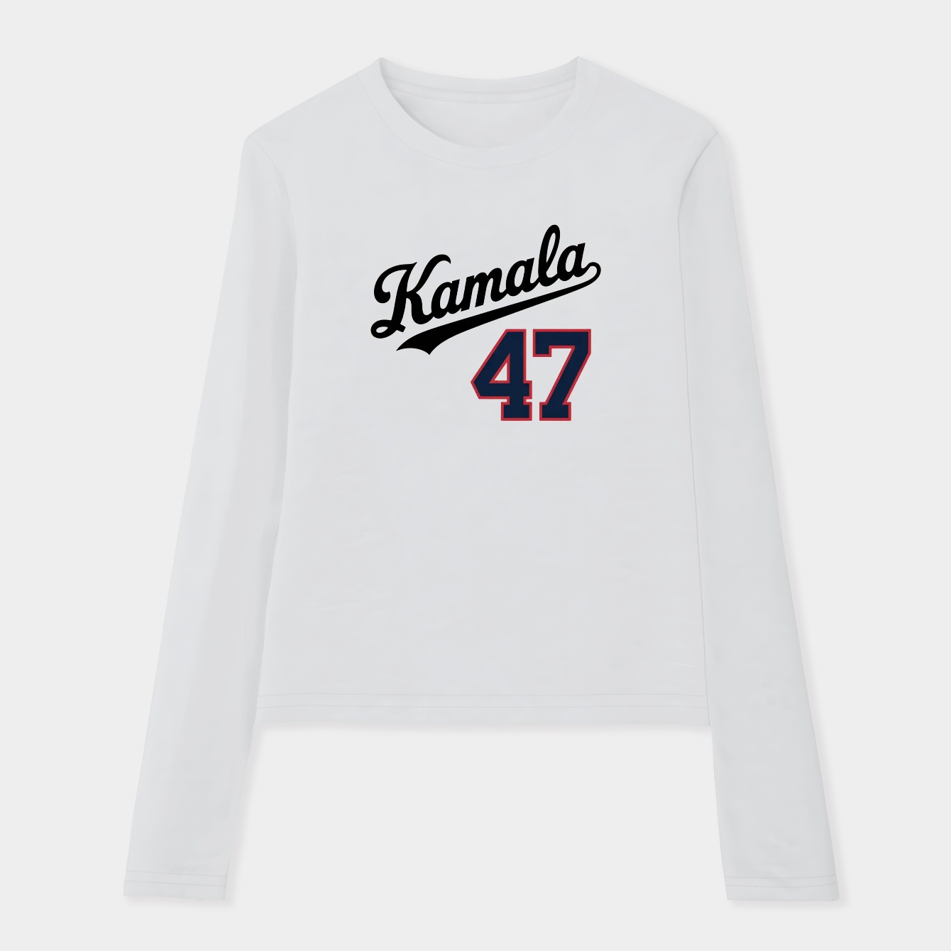 Kamala Los Angeles Dodger Blue 47 Kamala Harris 2024 for President Madam President Women's Soft Long Sleeve T-Shirt