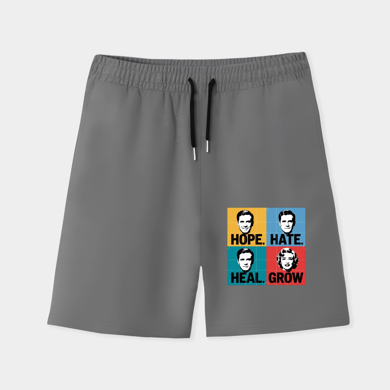 HOPE HATE HEAL GROW - KAMALA HARRIS 2024 Men's Quick-Dry Athletic Shorts