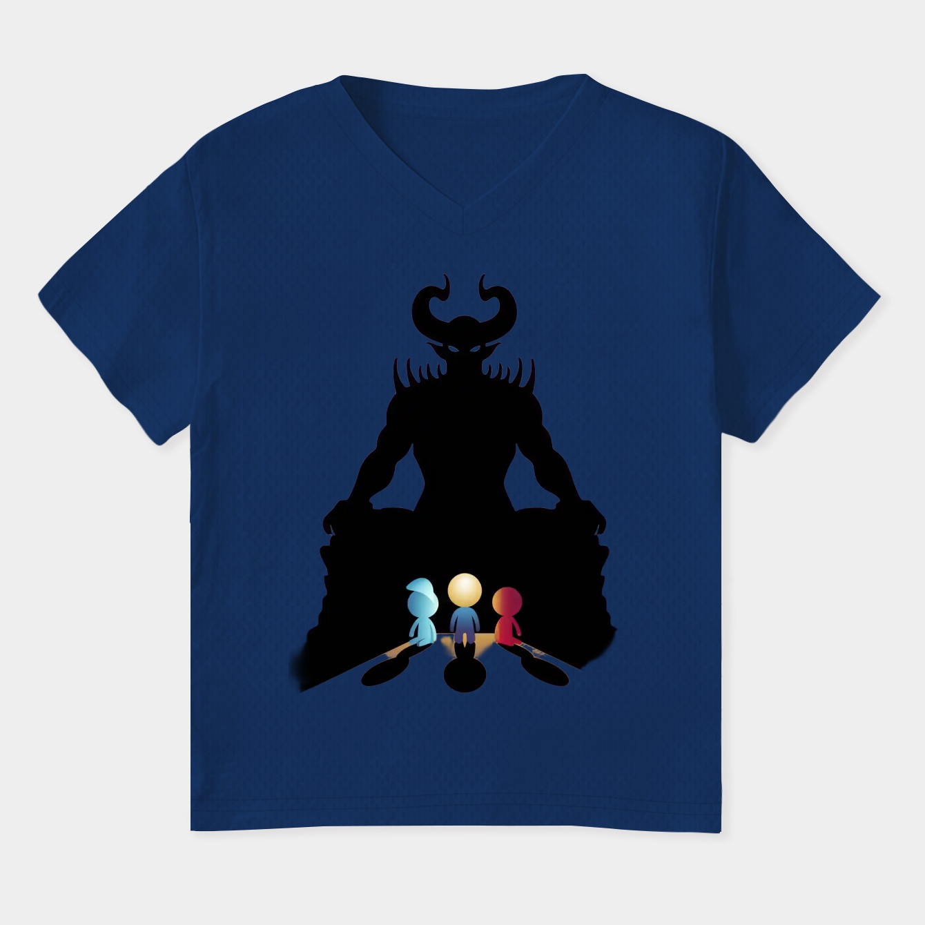 Shadar Nevermore Women's Plus Size V-Neck T-Shirt