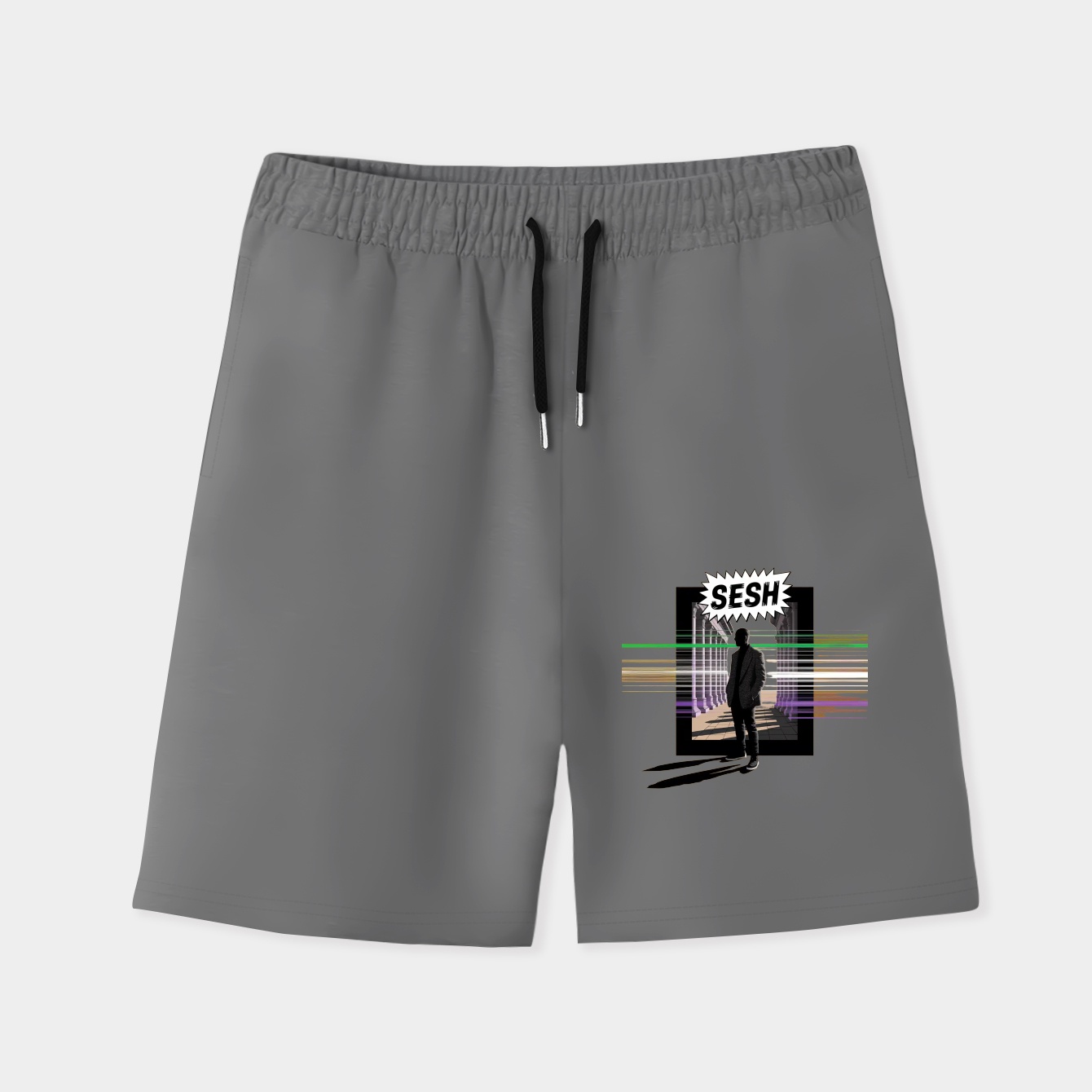 BONES - rapper SESH Men's Quick-Dry Athletic Shorts