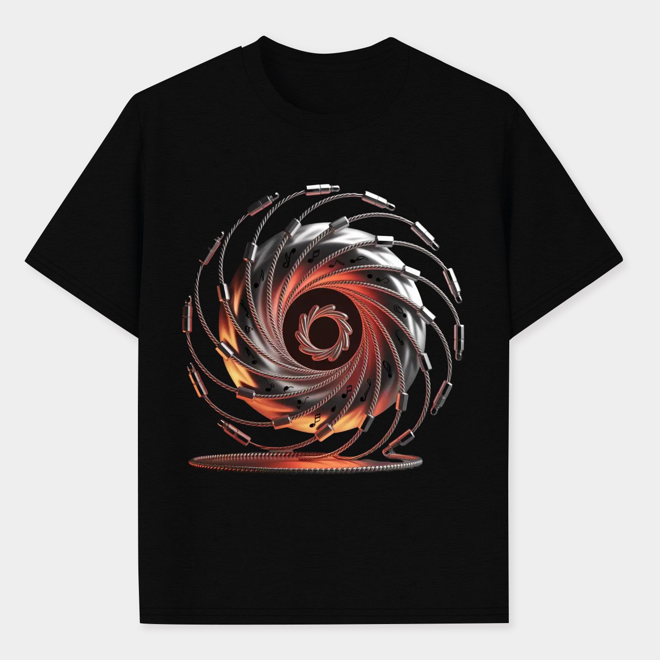 Chains & Crescendos Men's Performance Athletic T-Shirt