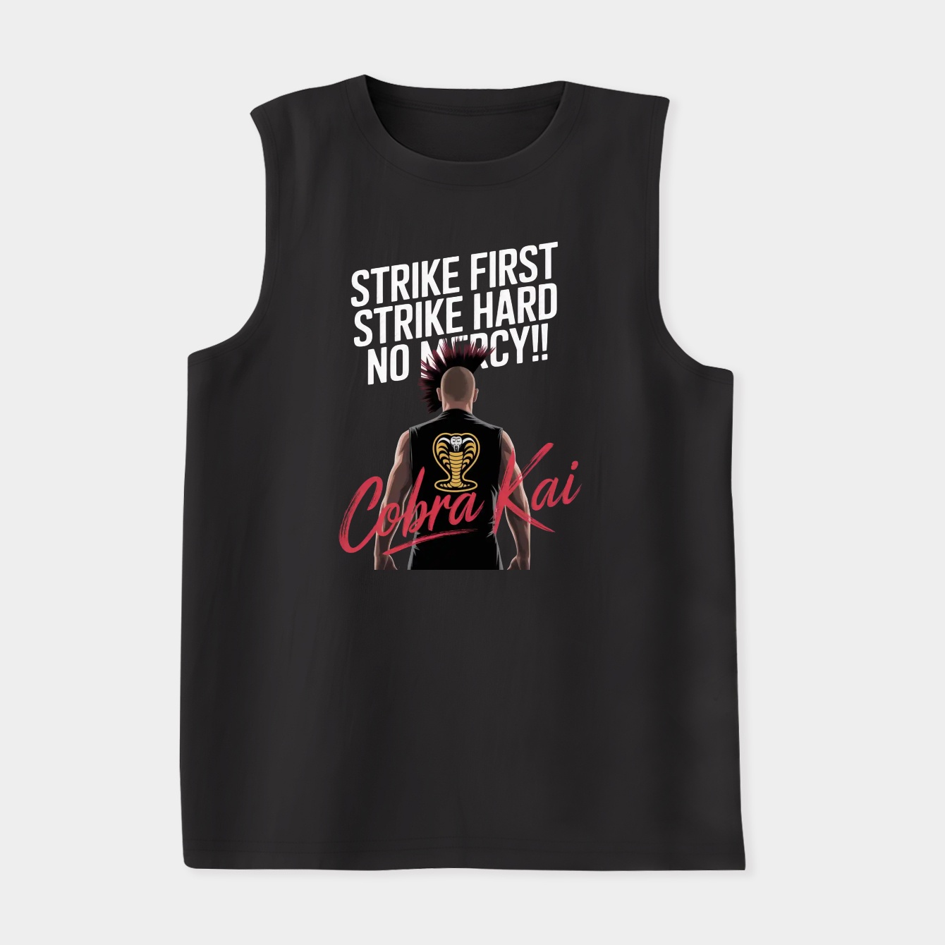hawk cobra kai black Women's Soft Tank Top