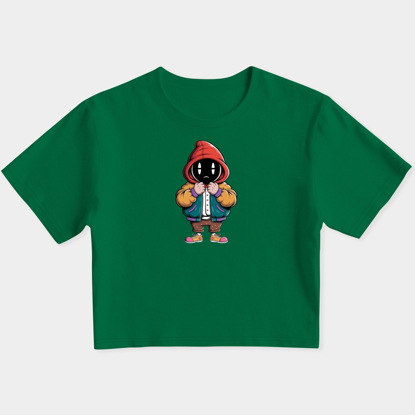 DOODLE Women's Slim Fit Baby Tee