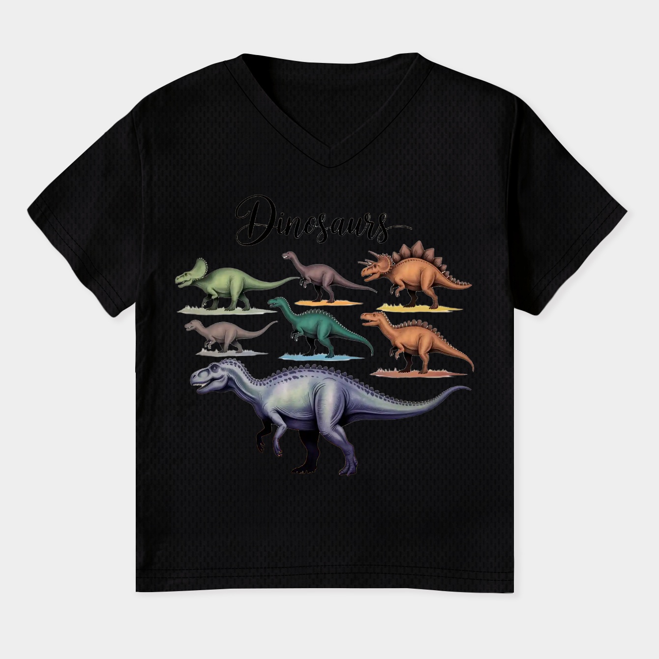 Dinosaurs Women's Plus Size V-Neck T-Shirt