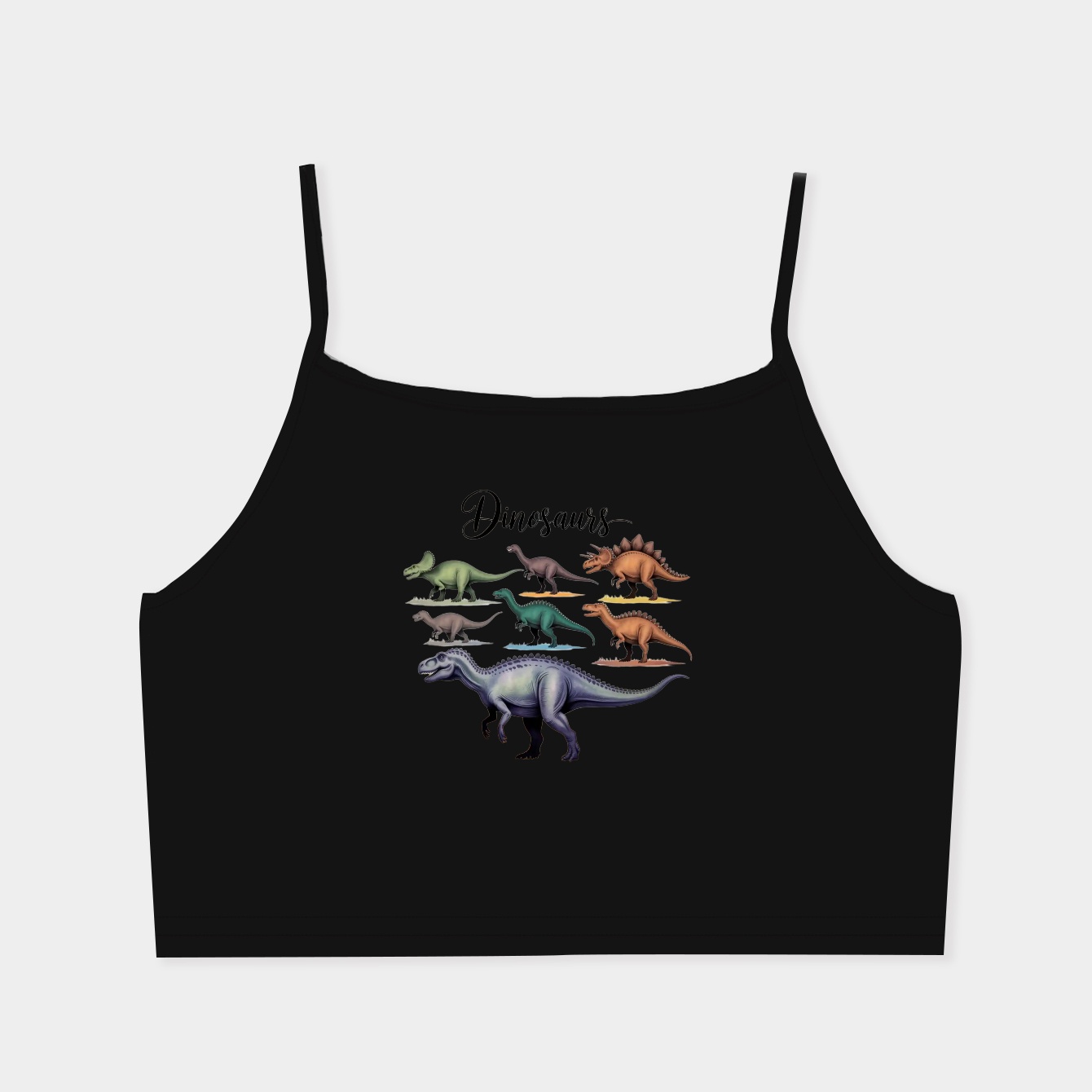 Dinosaurs Women's Spaghetti Strap Tank Top