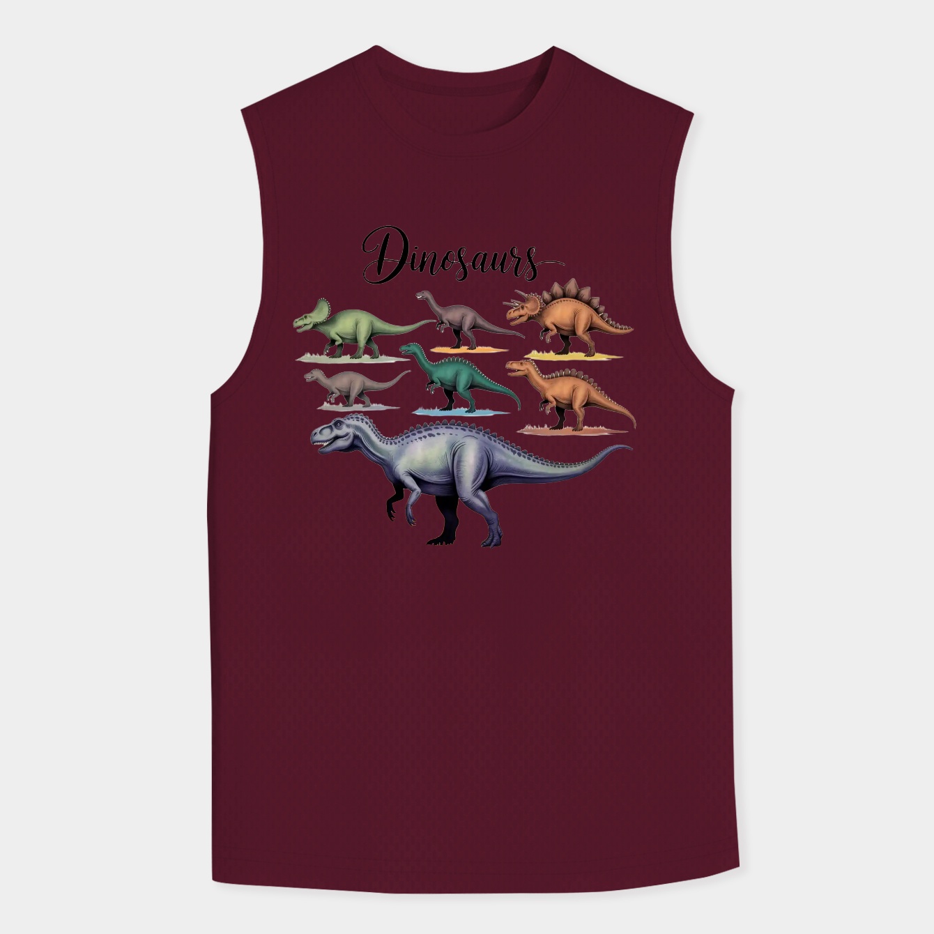 Dinosaurs Men's Big & Tall Tank Top