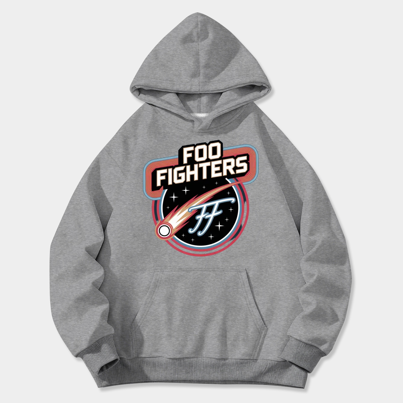 Foo Fighters Space Crest Women's Plus Size Hoodie