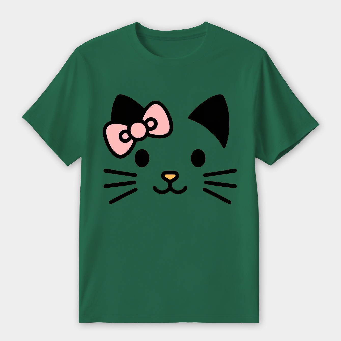 Hello Kitty Face (Pink Bow) Women's Premium Soft T-Shirt