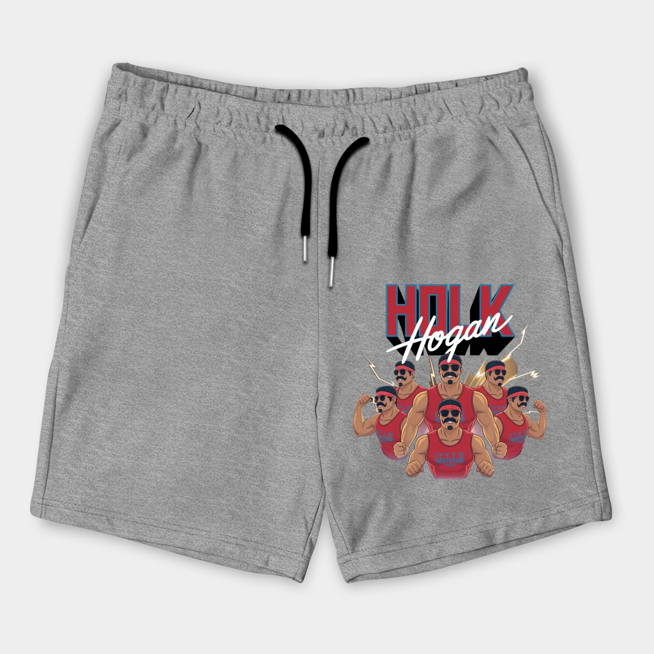 Hulk Hogan 90s Collage Fan Men's Shorts