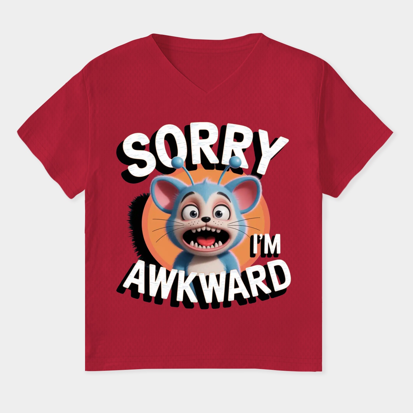 Lilo & Stitch Sorry Awkward Women's Plus Size V-Neck T-Shirt