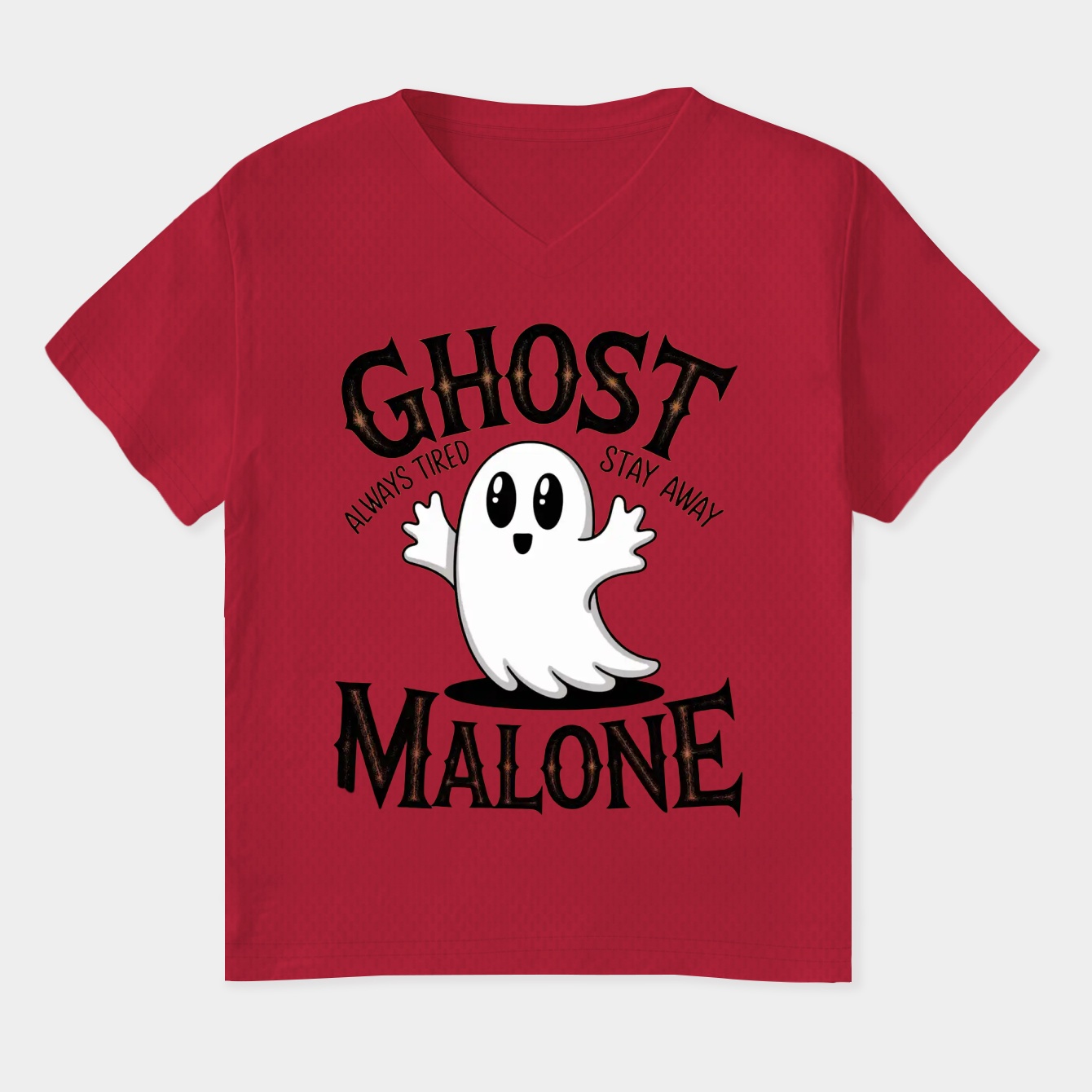 Ghost Malone Women's Plus Size V-Neck T-Shirt