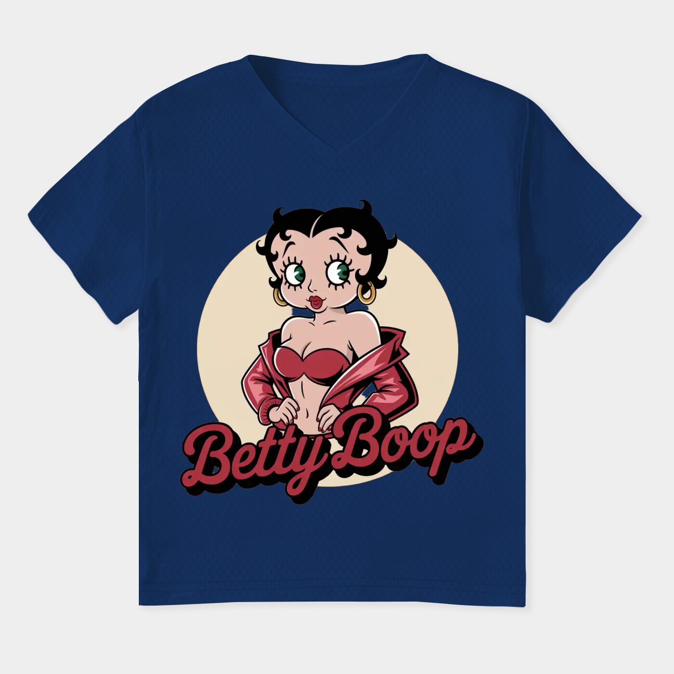 Boop-Oop-a-Doop Women's Plus Size V-Neck T-Shirt