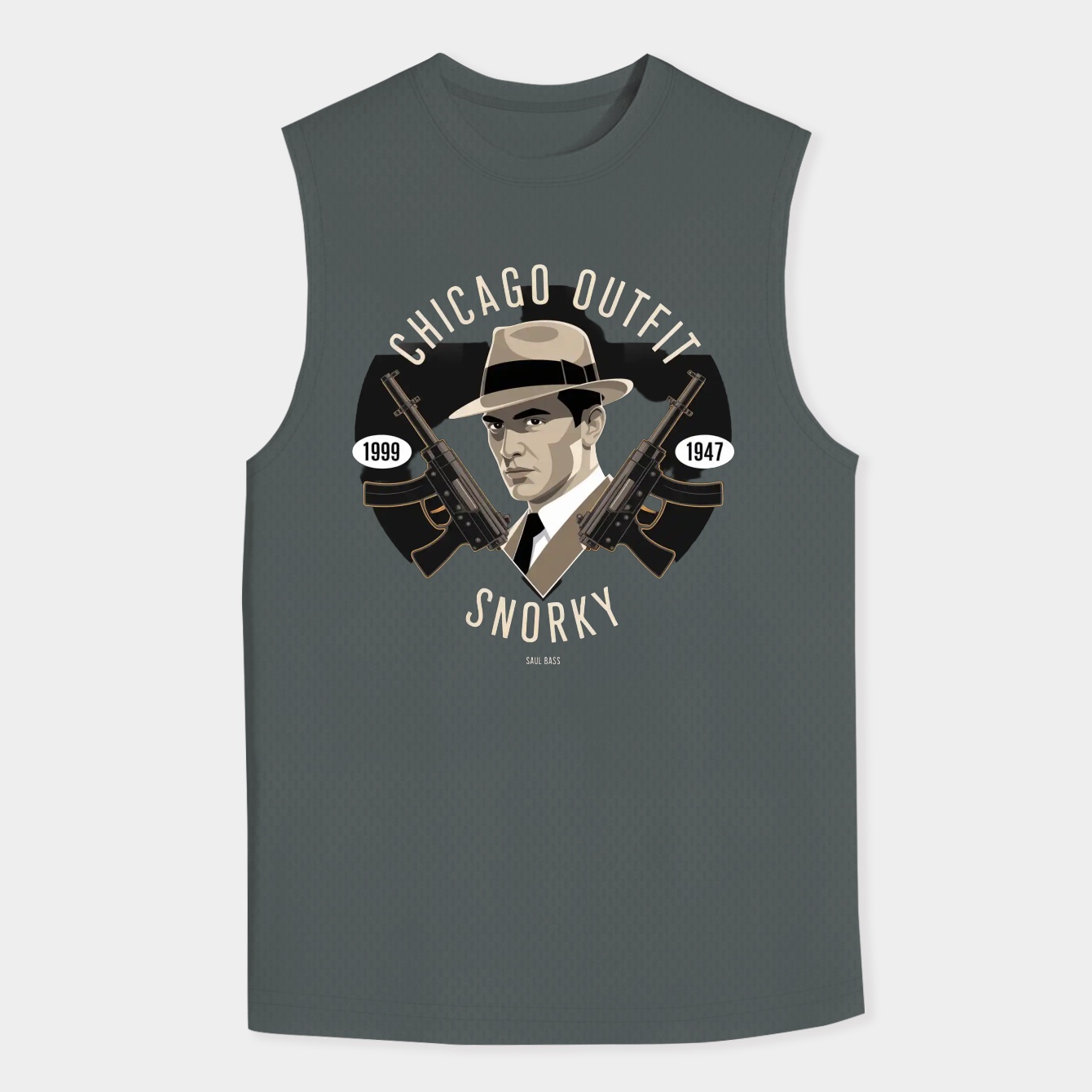 Al Capone 'Snorky' Portrait Logo Chicago Outfit