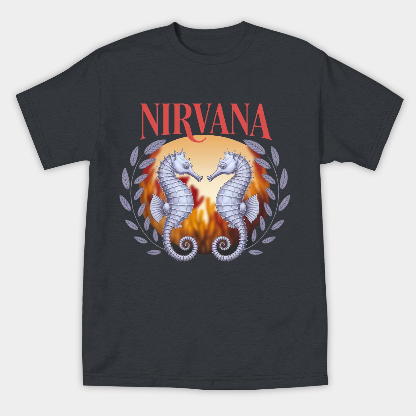 Nirvana Seahorses Women's Athletic Performance T-Shirt