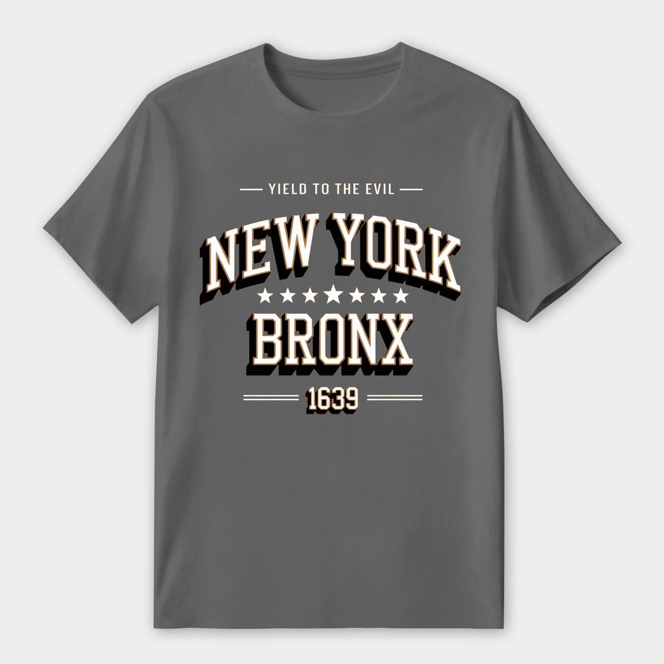 New York Bronx 'Yield to the Evil' Logo - Urban Streetwear Collection