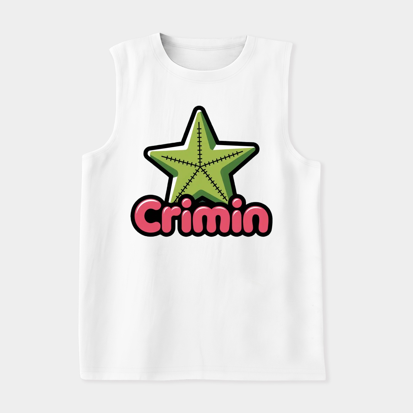 Crimin Green Star Patch Women's Soft Tank Top