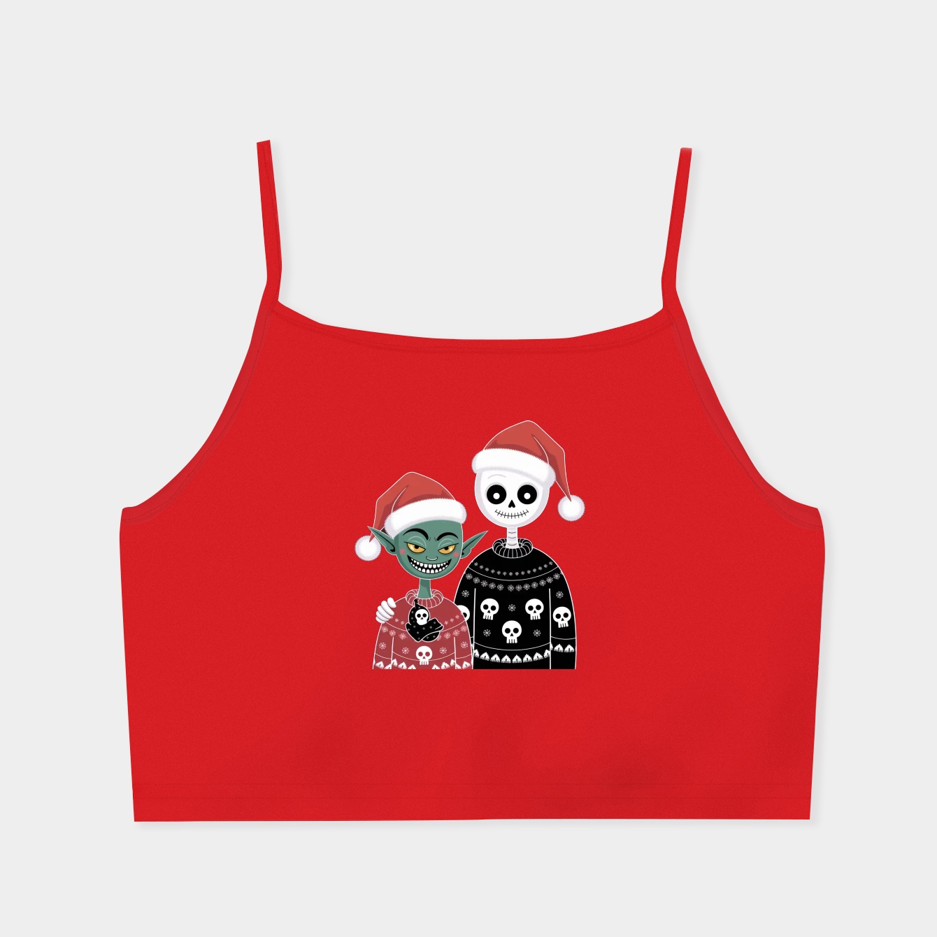 Nightmare Before Christmas Women's  Spaghetti Strap Tank Top