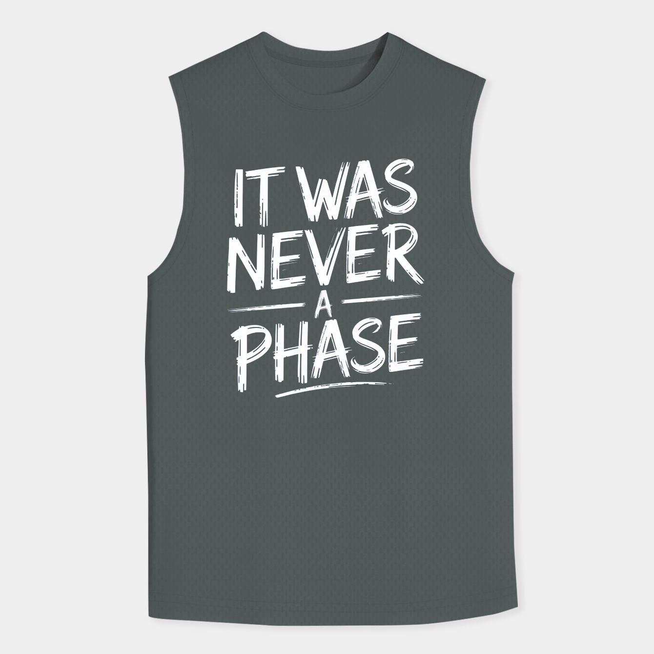 It Was Never A Phase (blue) Men's Tank Top