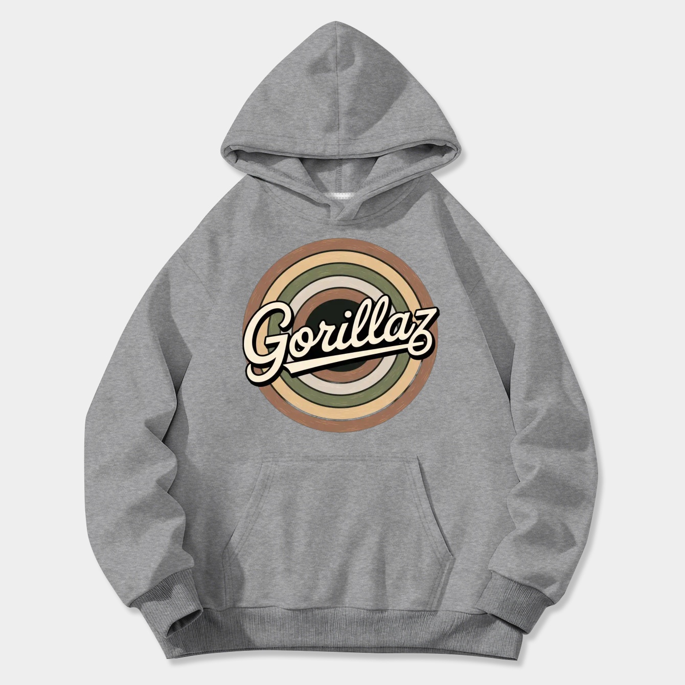 Gorillaz Circle Crayon Women's Plus Size Hoodie