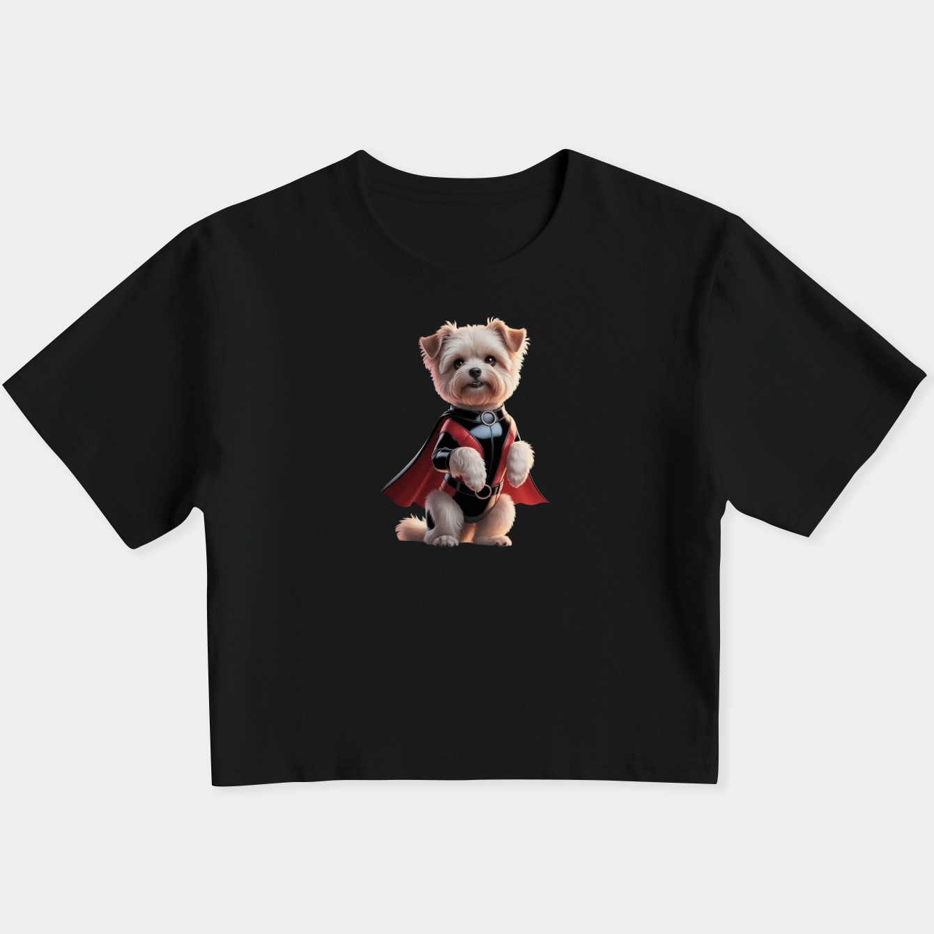 dogpool superhero pup Women's Slim Fit Baby Tee