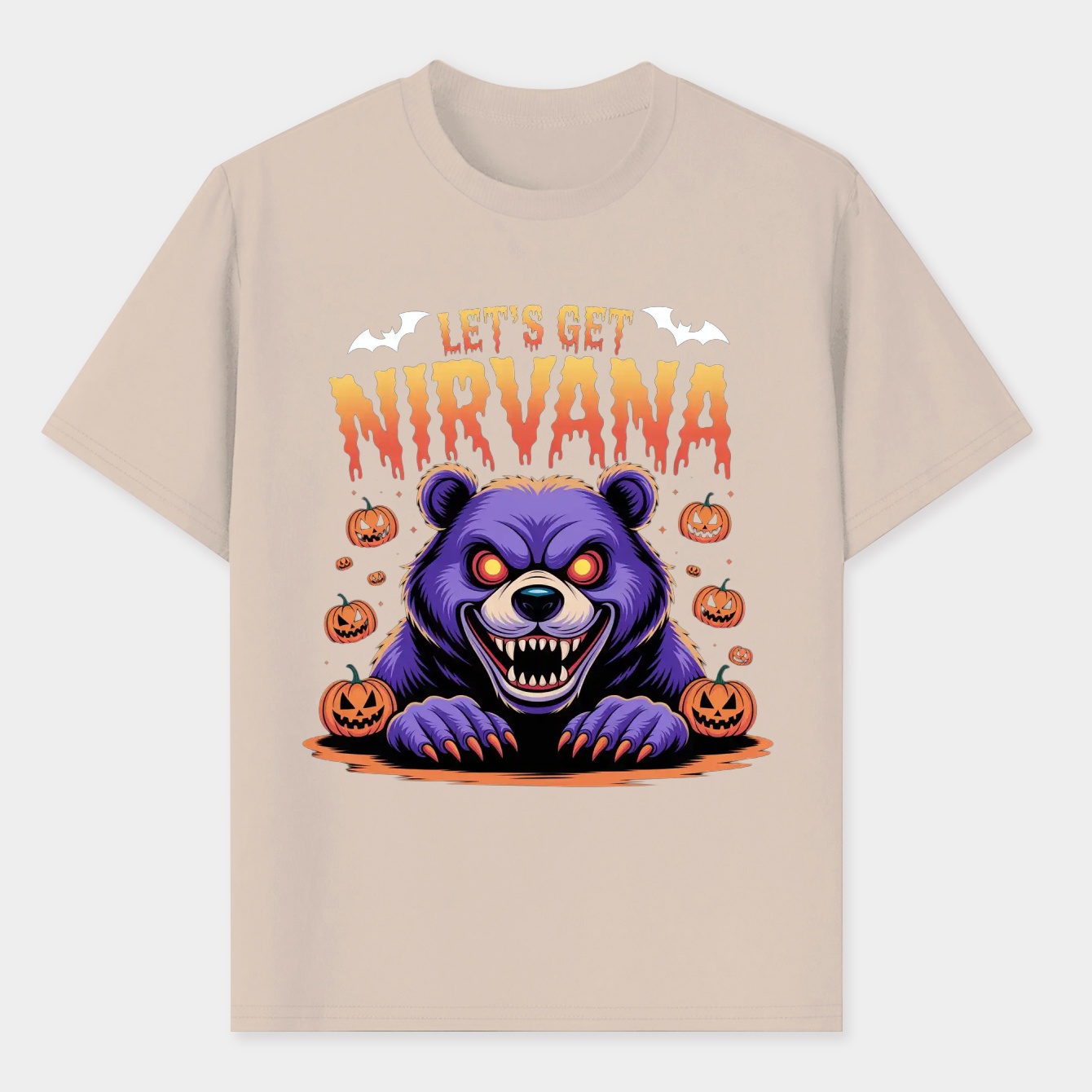 Halloween Bear Nirvana Men's T-Shirt