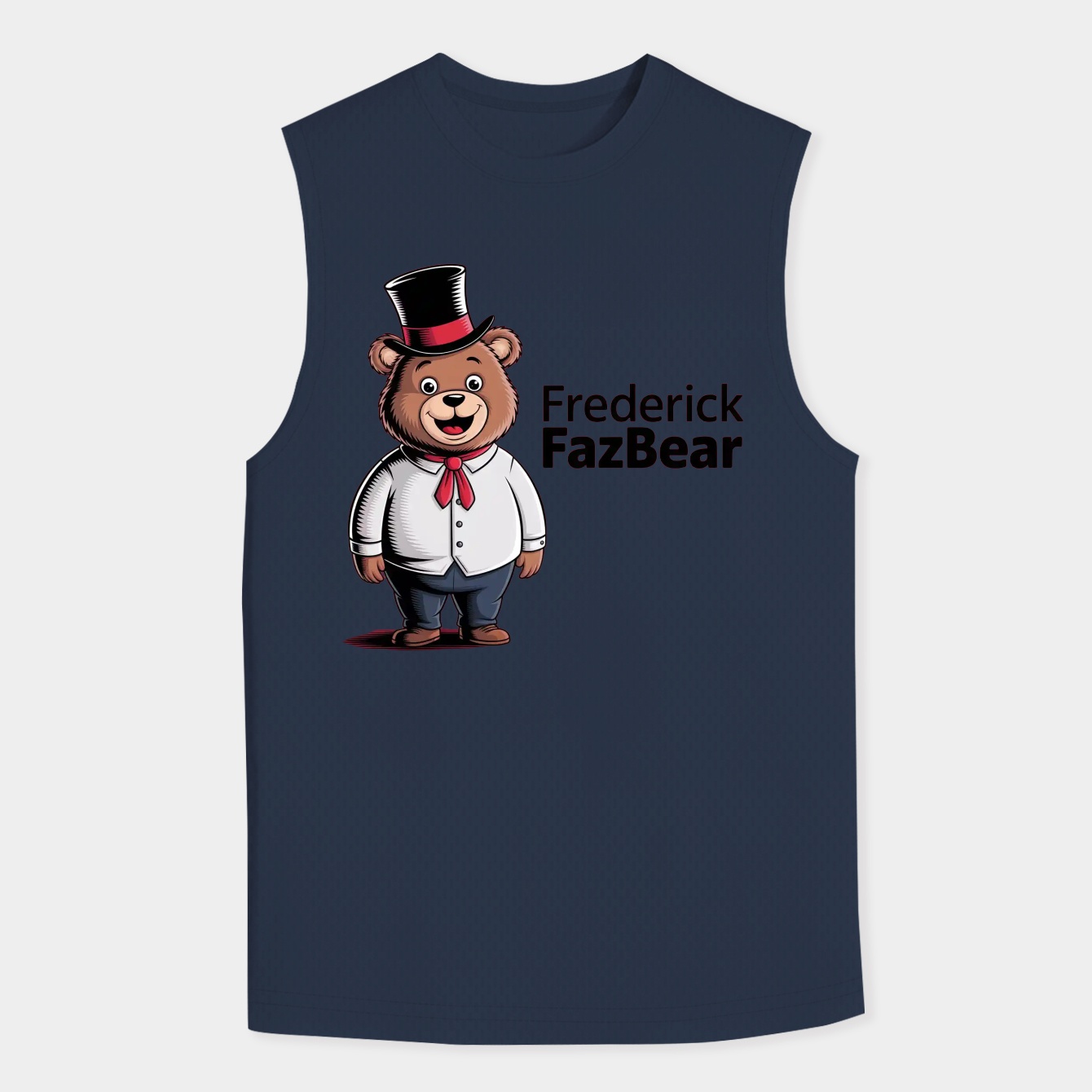 frederick fazbear bear character Men's Big & Tall Tank Top