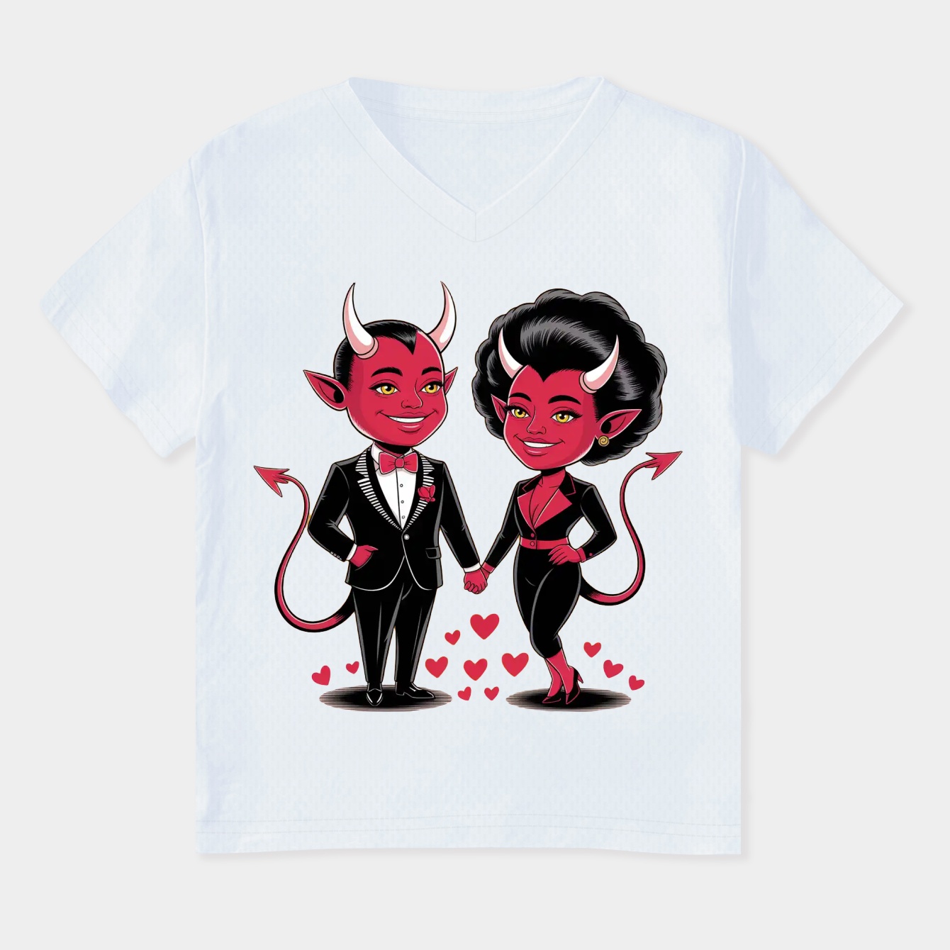 Helluva Boss: Moxxie & Millie Women's Plus Size V-Neck T-Shirt