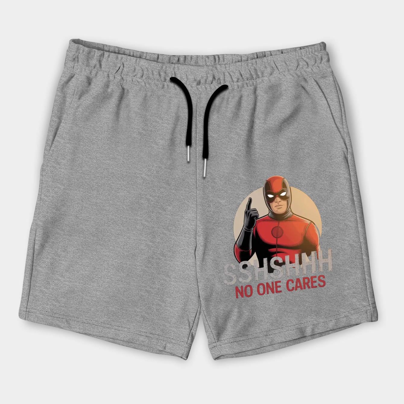 Deadpool No One Cares Men's Shorts