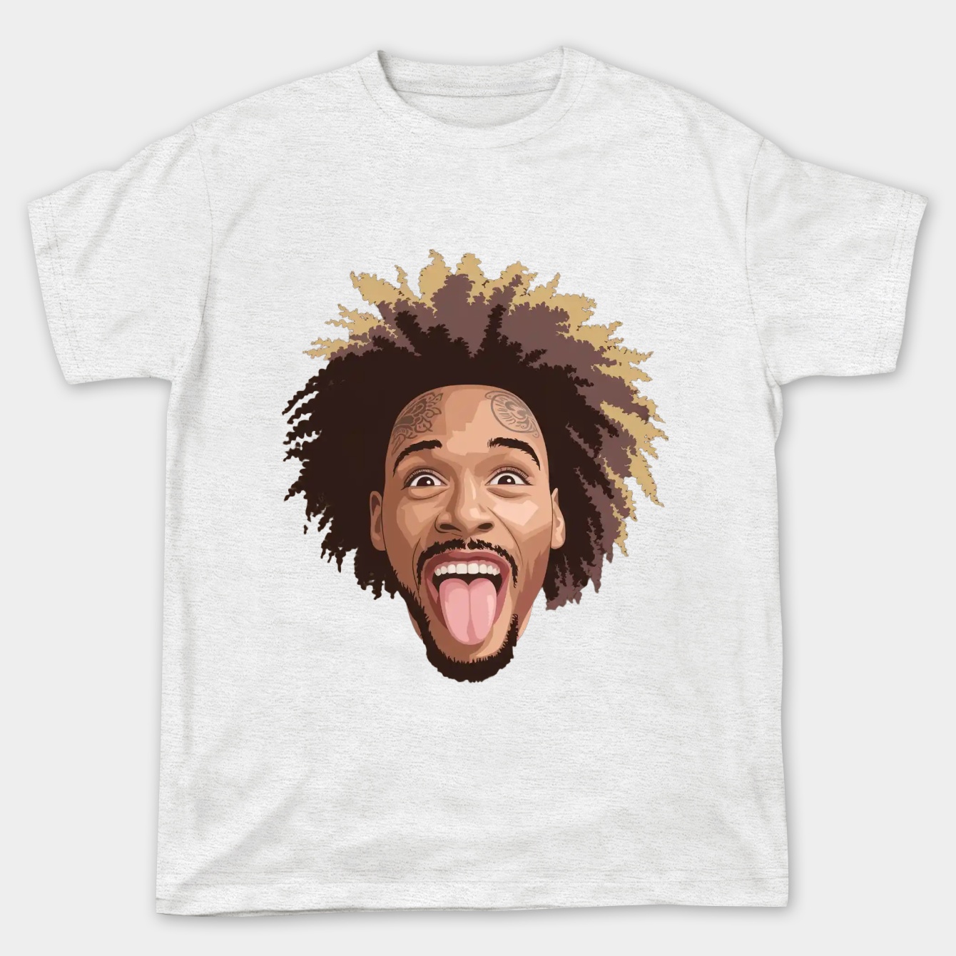 Post Malone Face Expression Women's Plus Size T-shirt