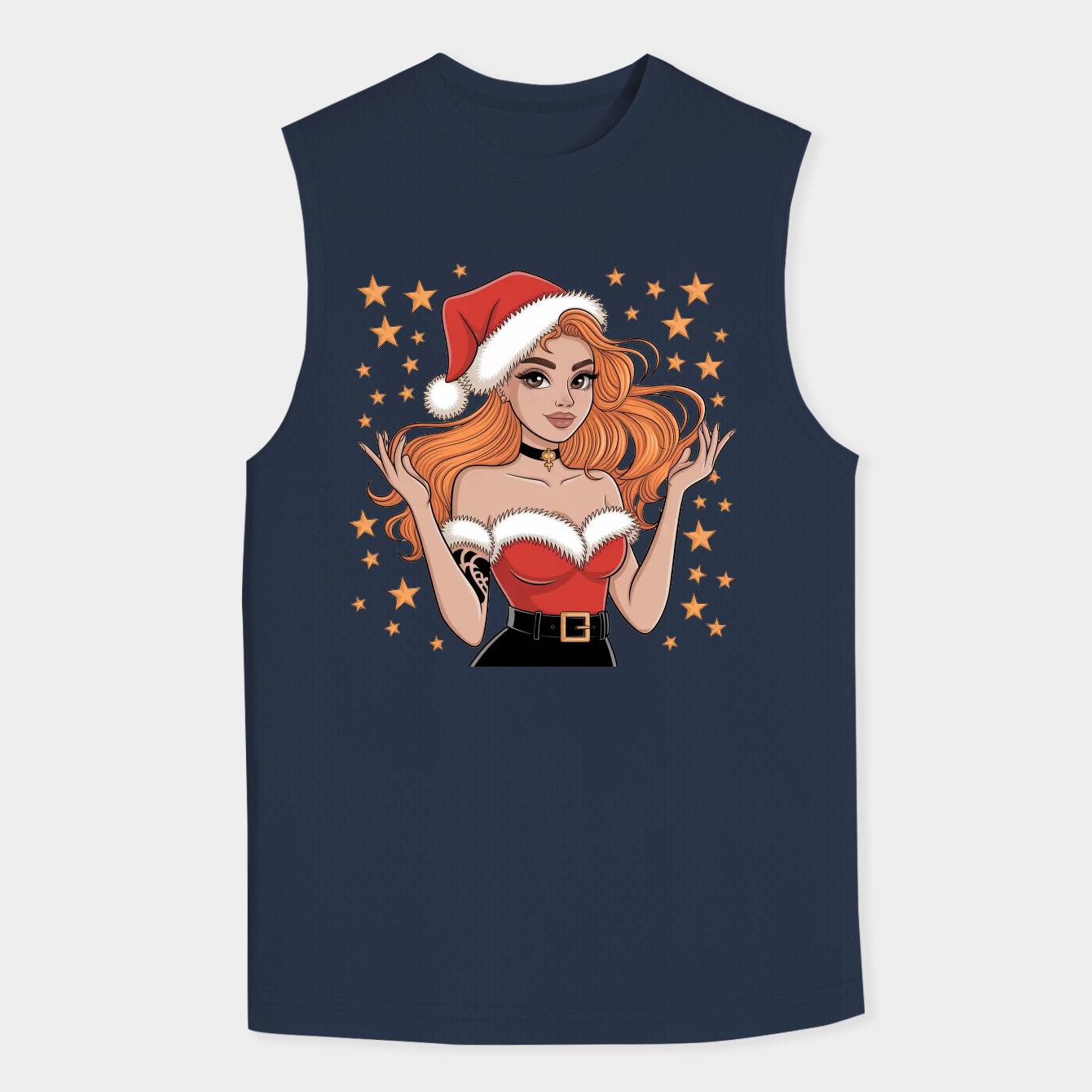 Nami One Piece Christmas Outfit Men's Big & Tall Tank Top