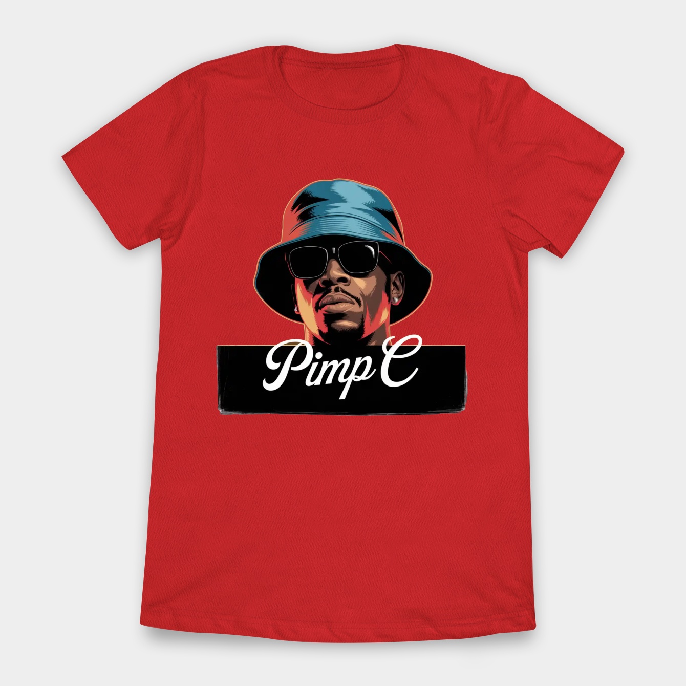 Pimp C Rapper Face Bootleg Women's T-Shirt