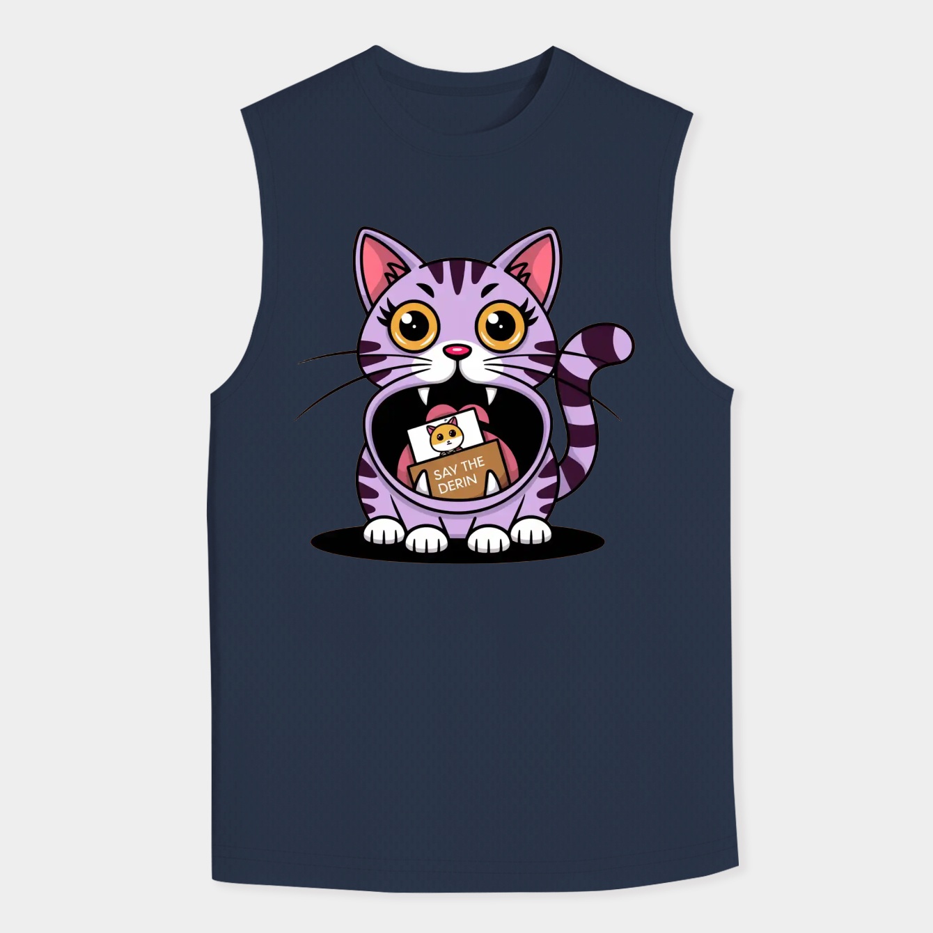 KPop Demon Hunters Chibi Derpy Save The Date Men's Tank Top