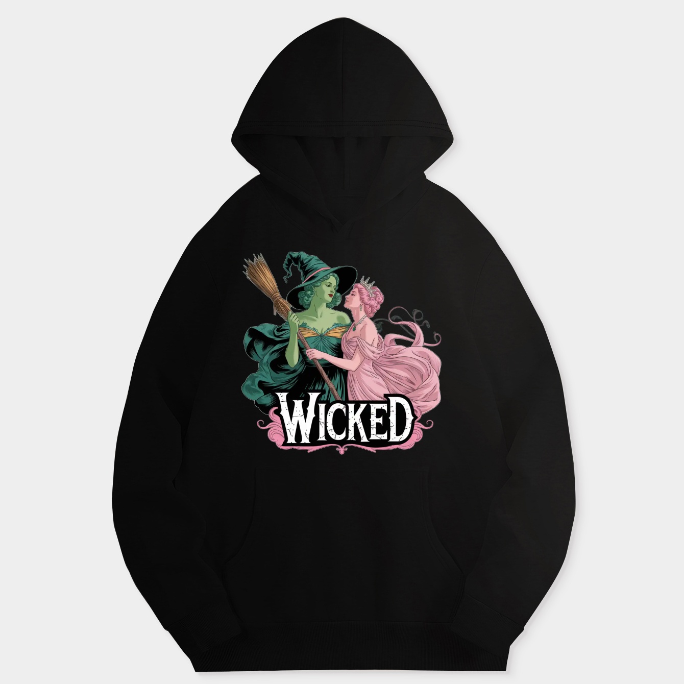 Wicked Elphaba Glinda Split Women's Hoodie