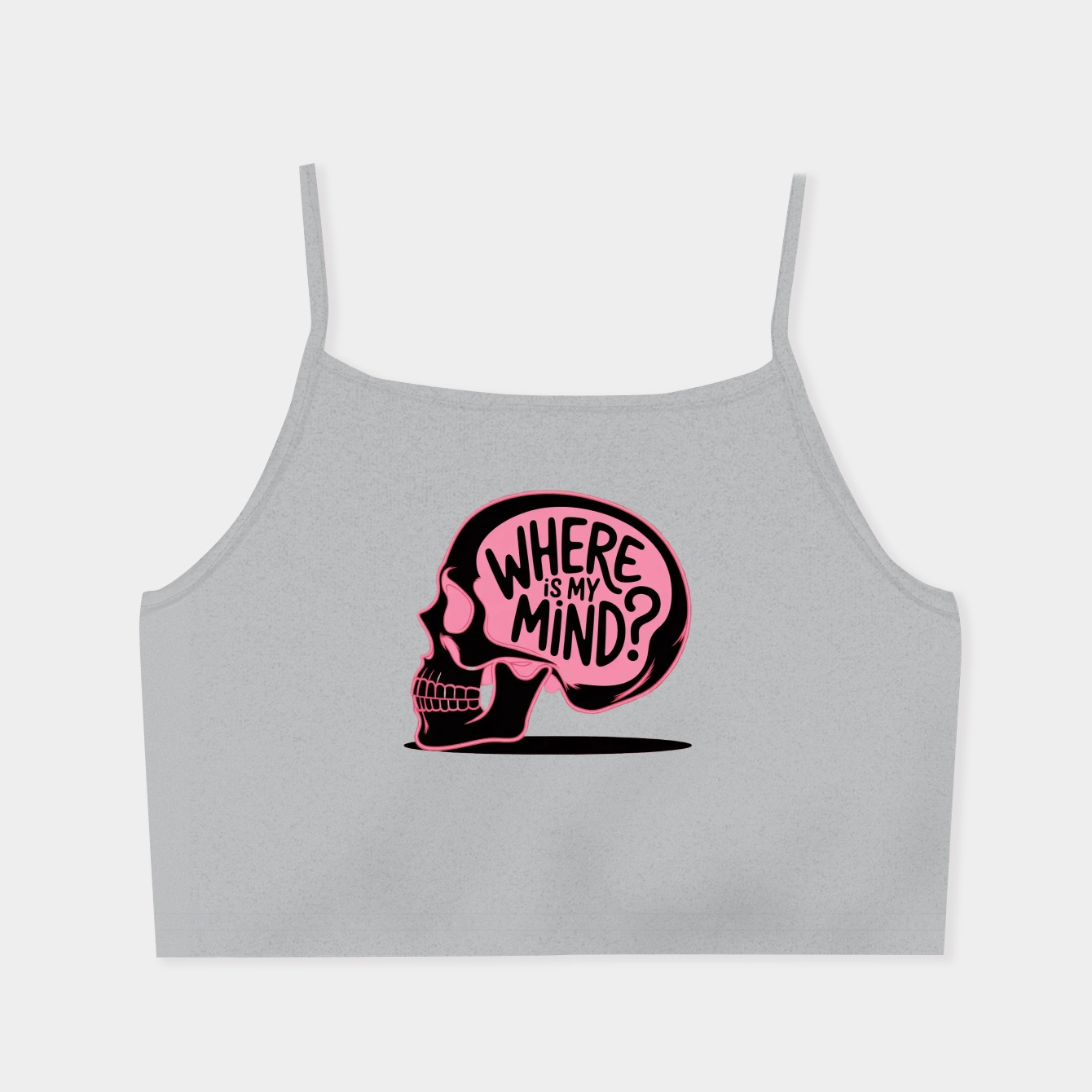 where’s my mind Women's  Spaghetti Strap Tank Top