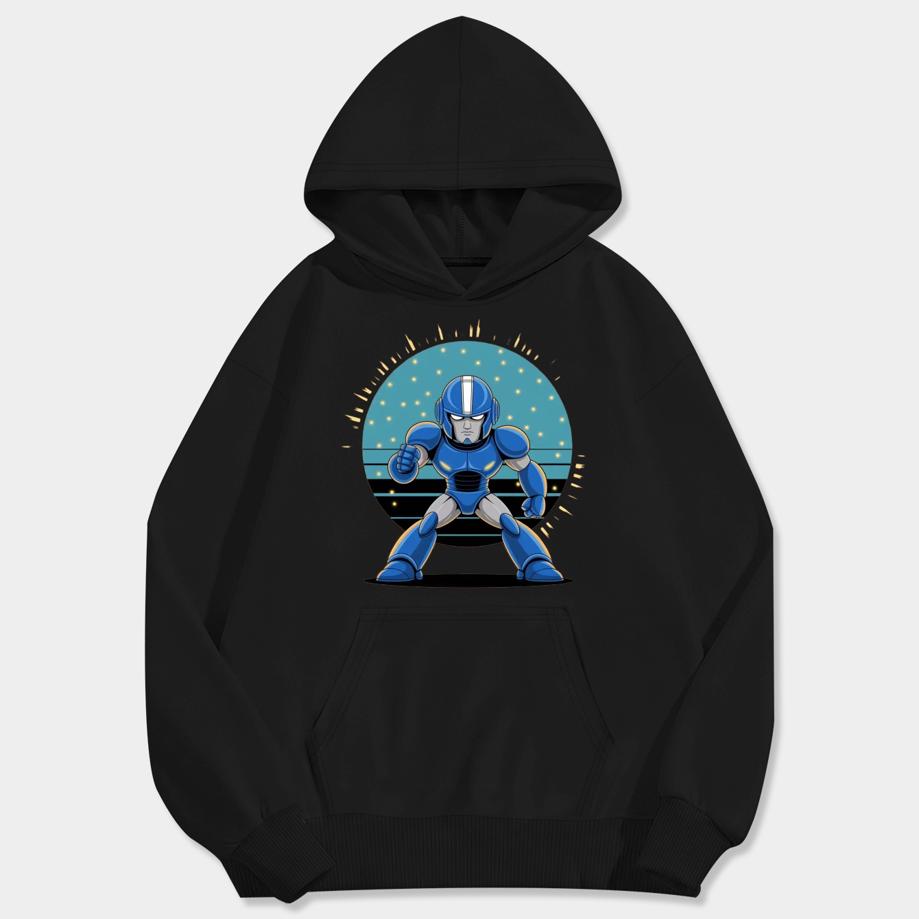 MegamanRocks Men's Big & Tall Hoodie