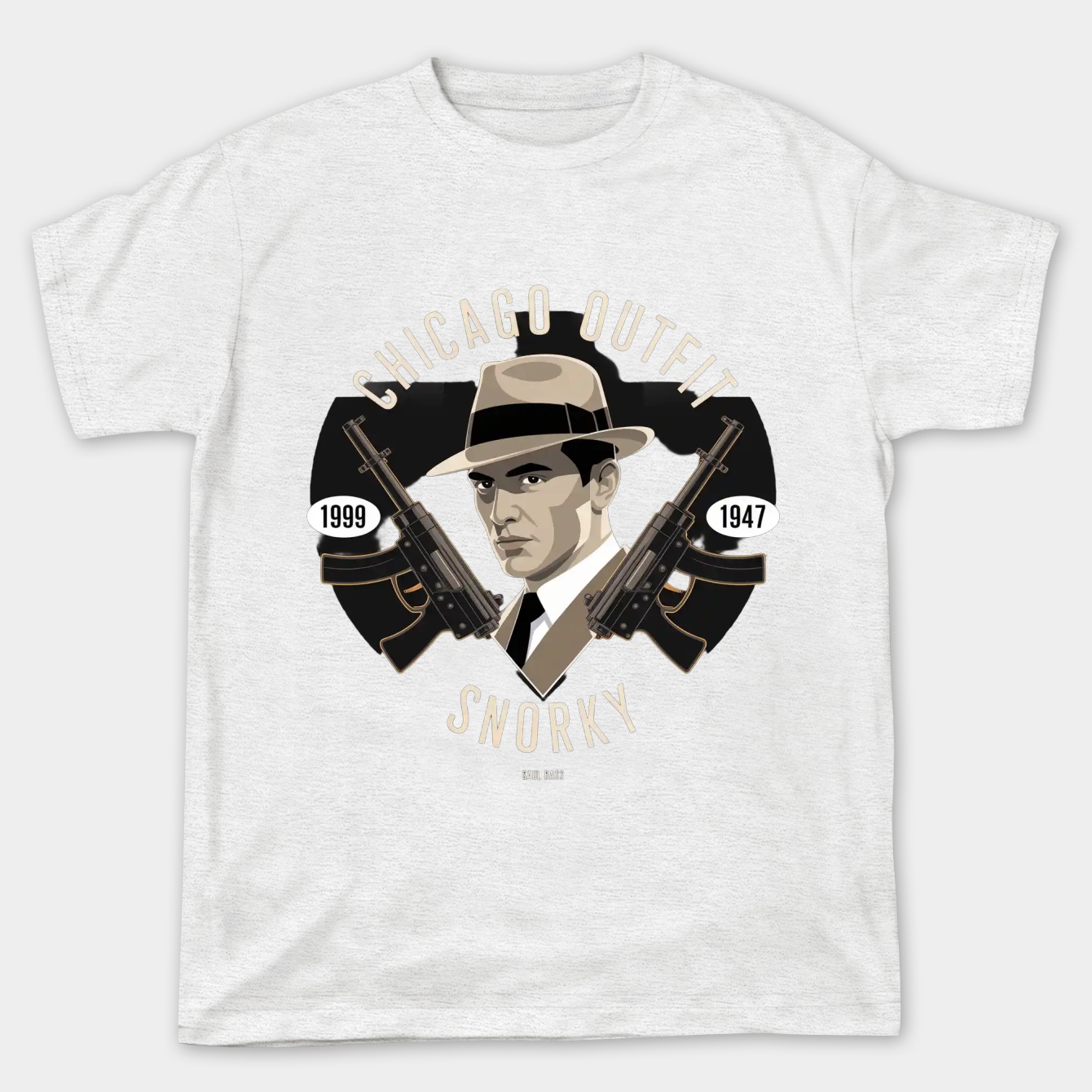 Al Capone 'Snorky' Portrait Logo Chicago Outfit