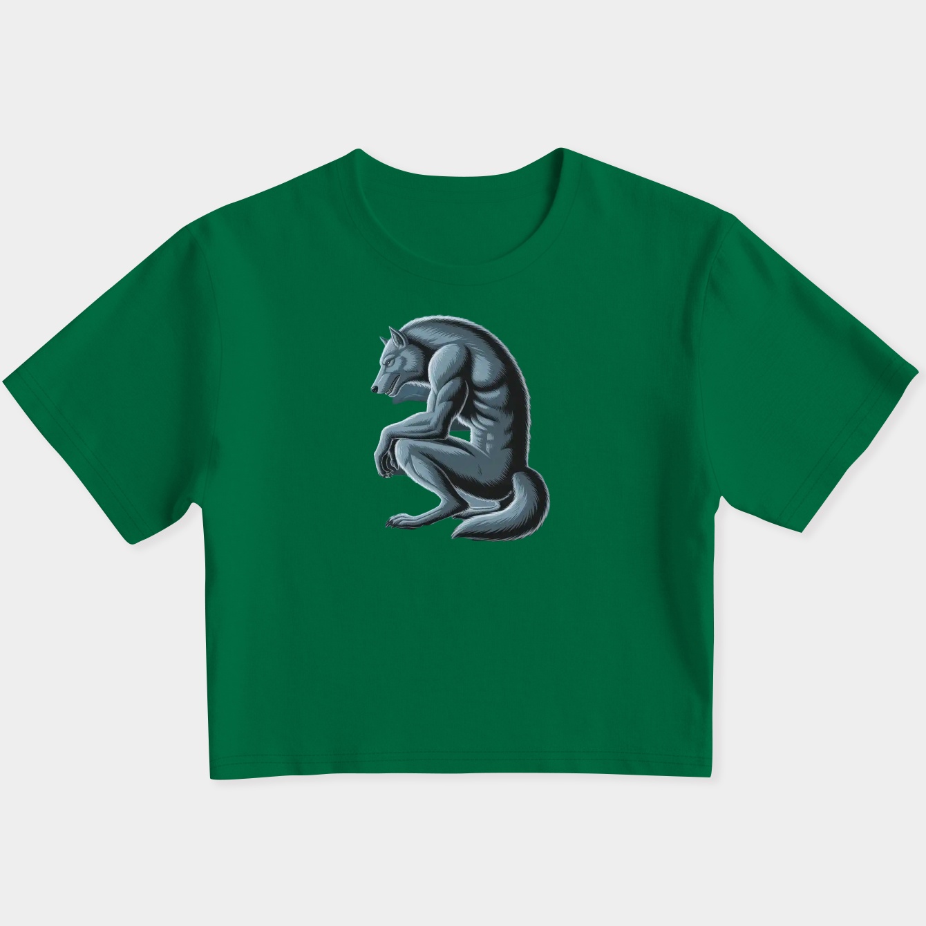 Werewolf Meme Women's Slim Fit Baby Tee