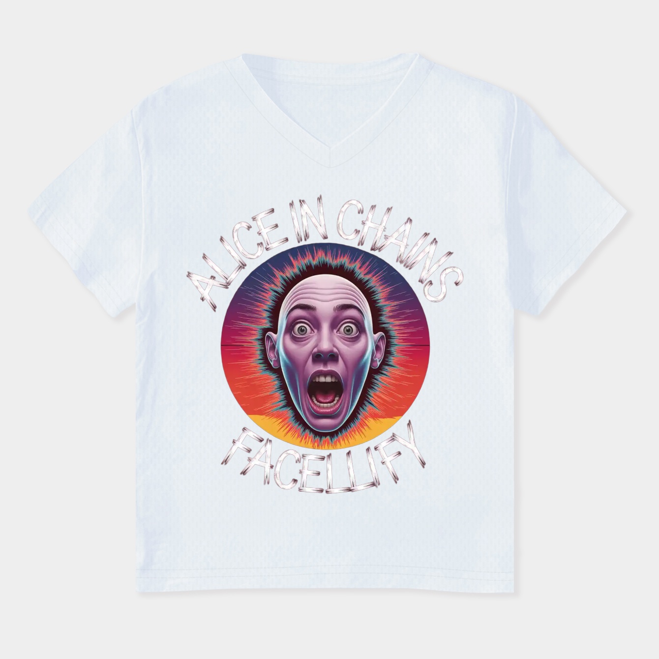 Alice in Chains Facelift Women's Plus Size V-Neck T-Shirt