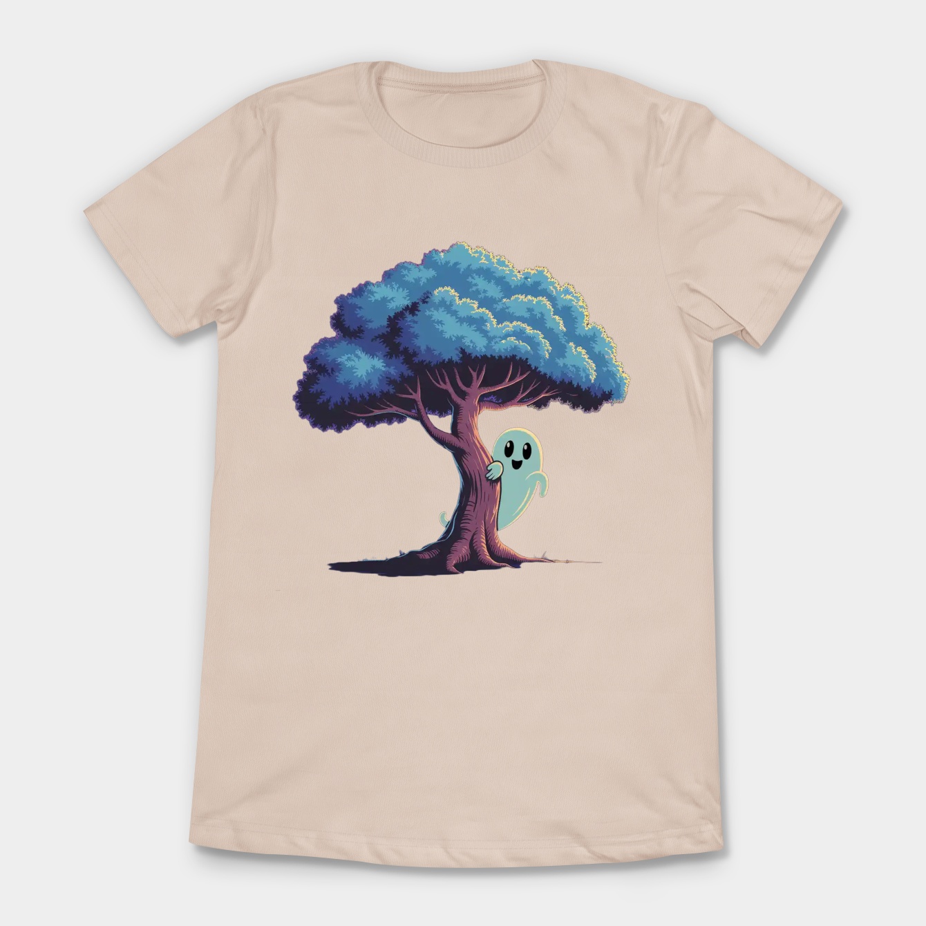 Tree ghost in the woods