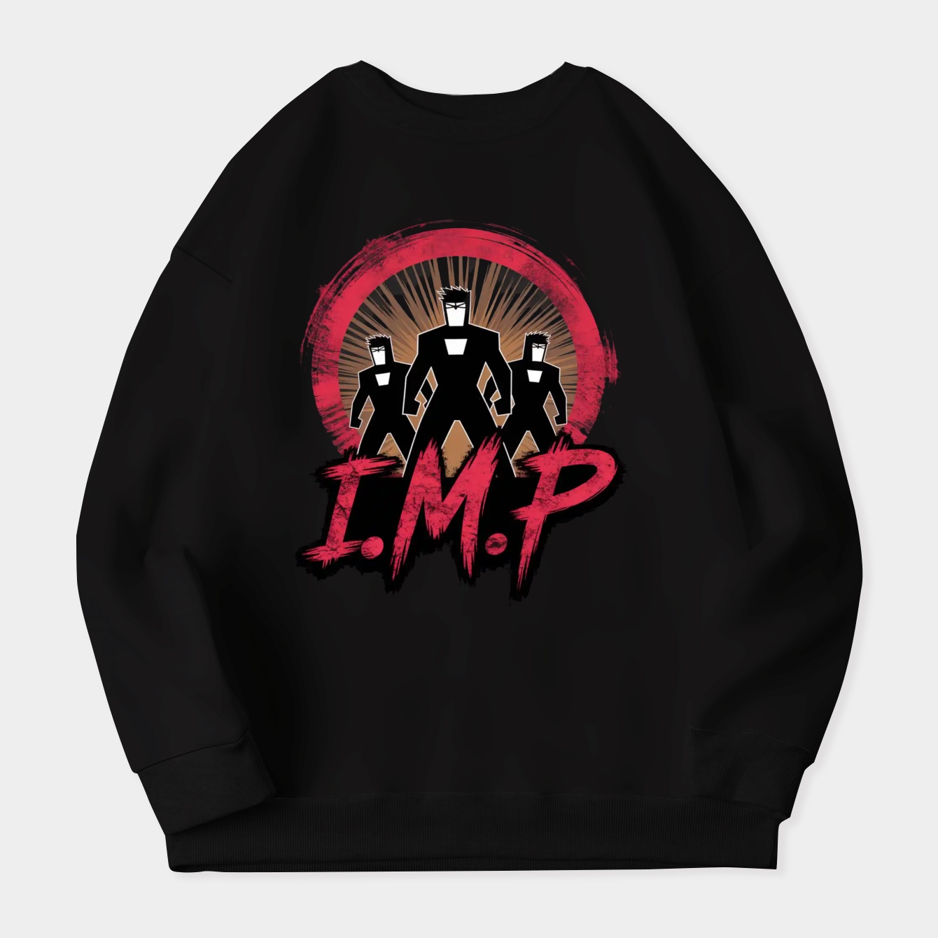 Helluva Boss I.M.P Silhouette Women's Plus Size Sweatshirt