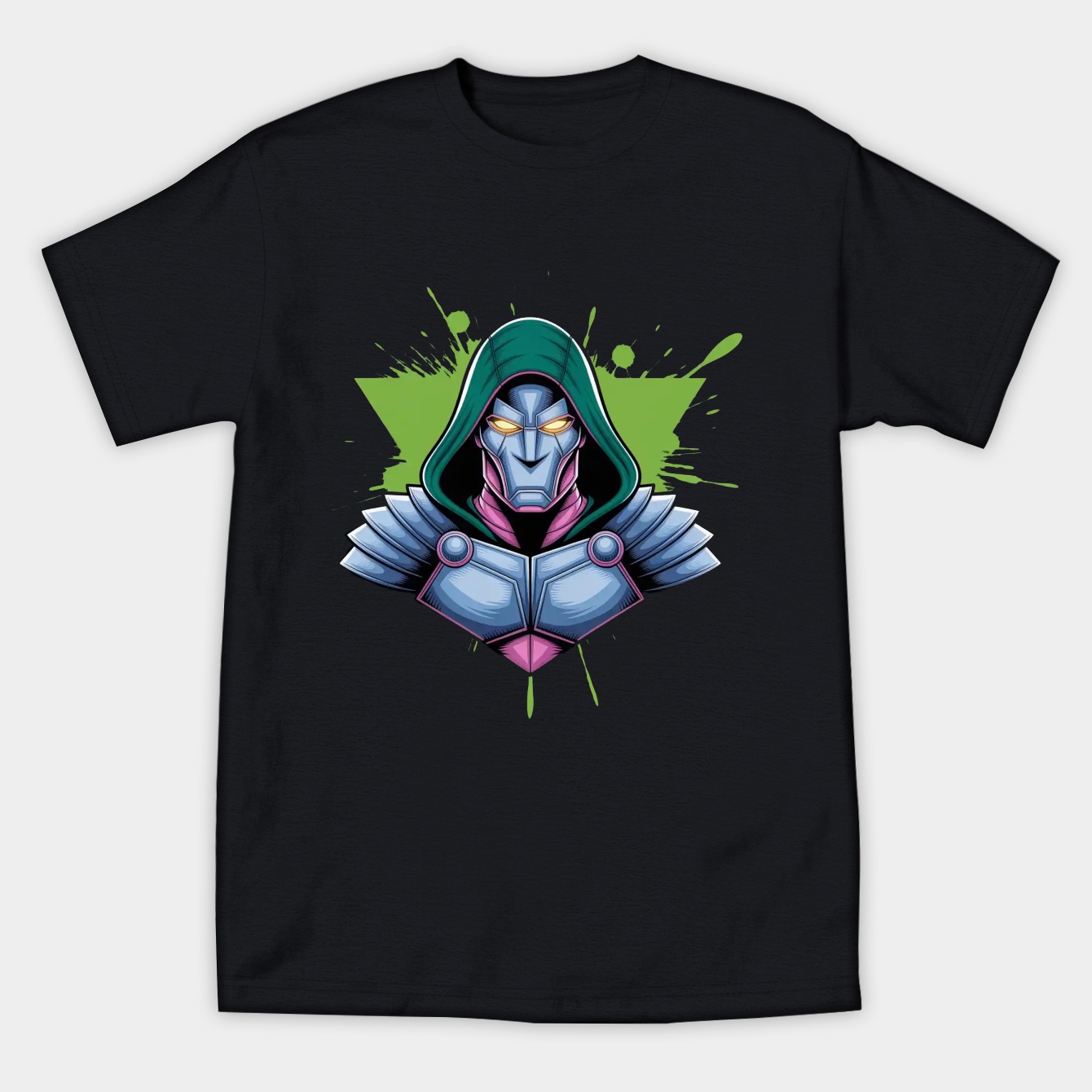 dr doom masked villain design Women's Athletic Performance T-Shirt