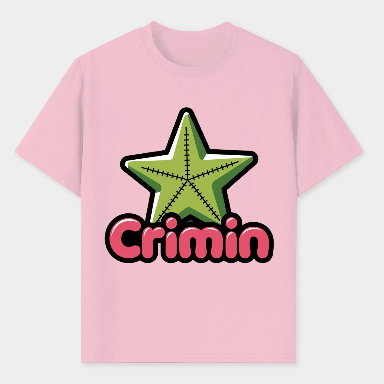 Crimin Green Star Patch Men's T-Shirt