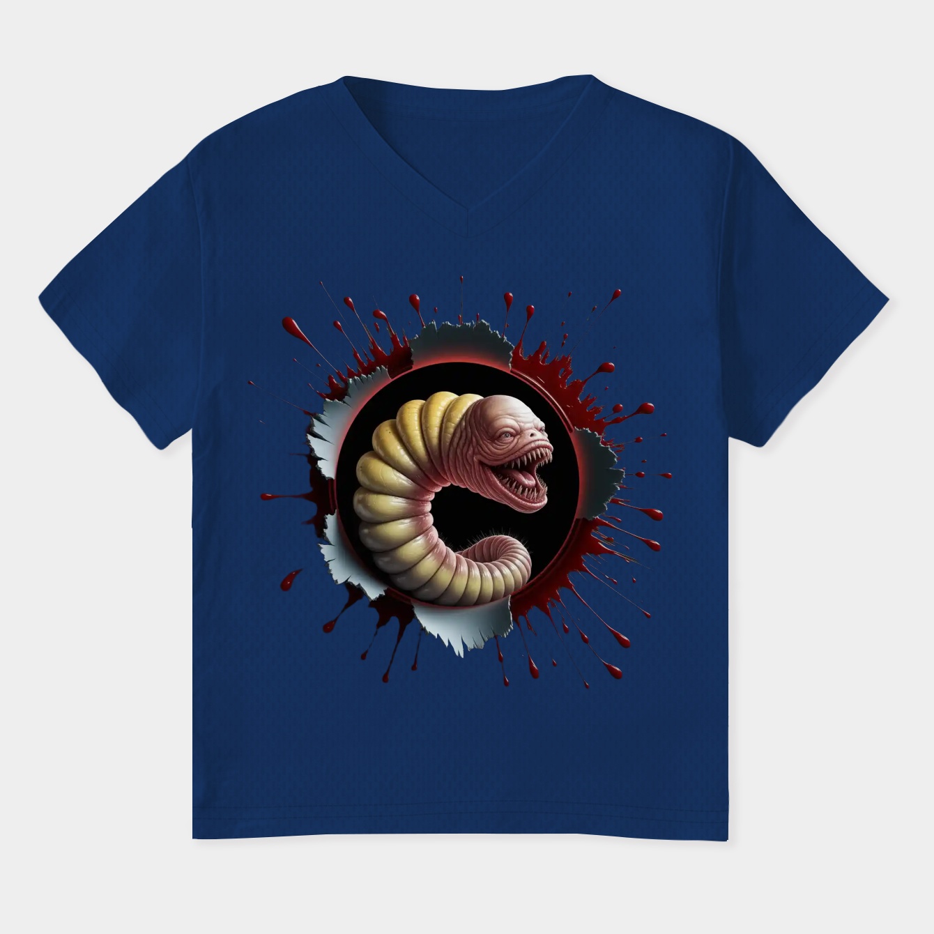 Chestbruster Alien Creature Emergence Women's Plus Size V-Neck T-Shirt