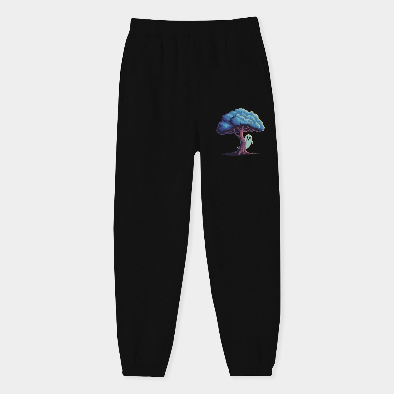 Tree ghost in the woods Women's Sweatpants