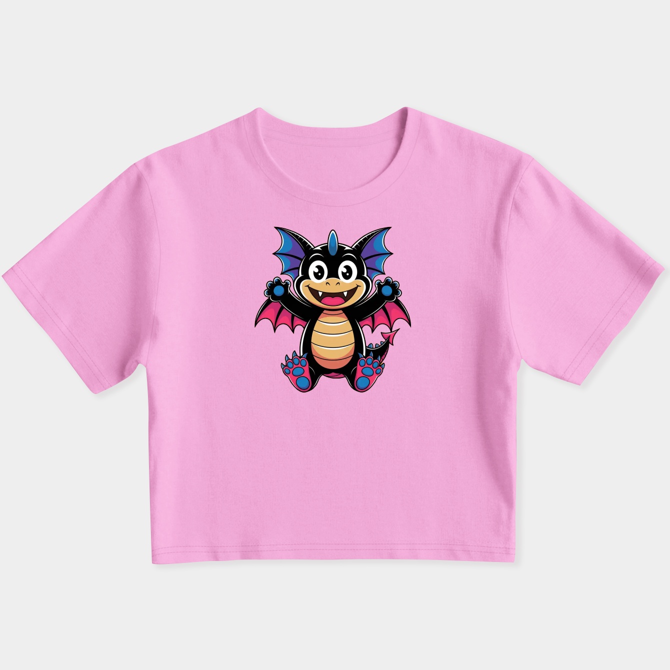 Stich Cute Creature Cosplay Women's Slim Fit Baby Tee